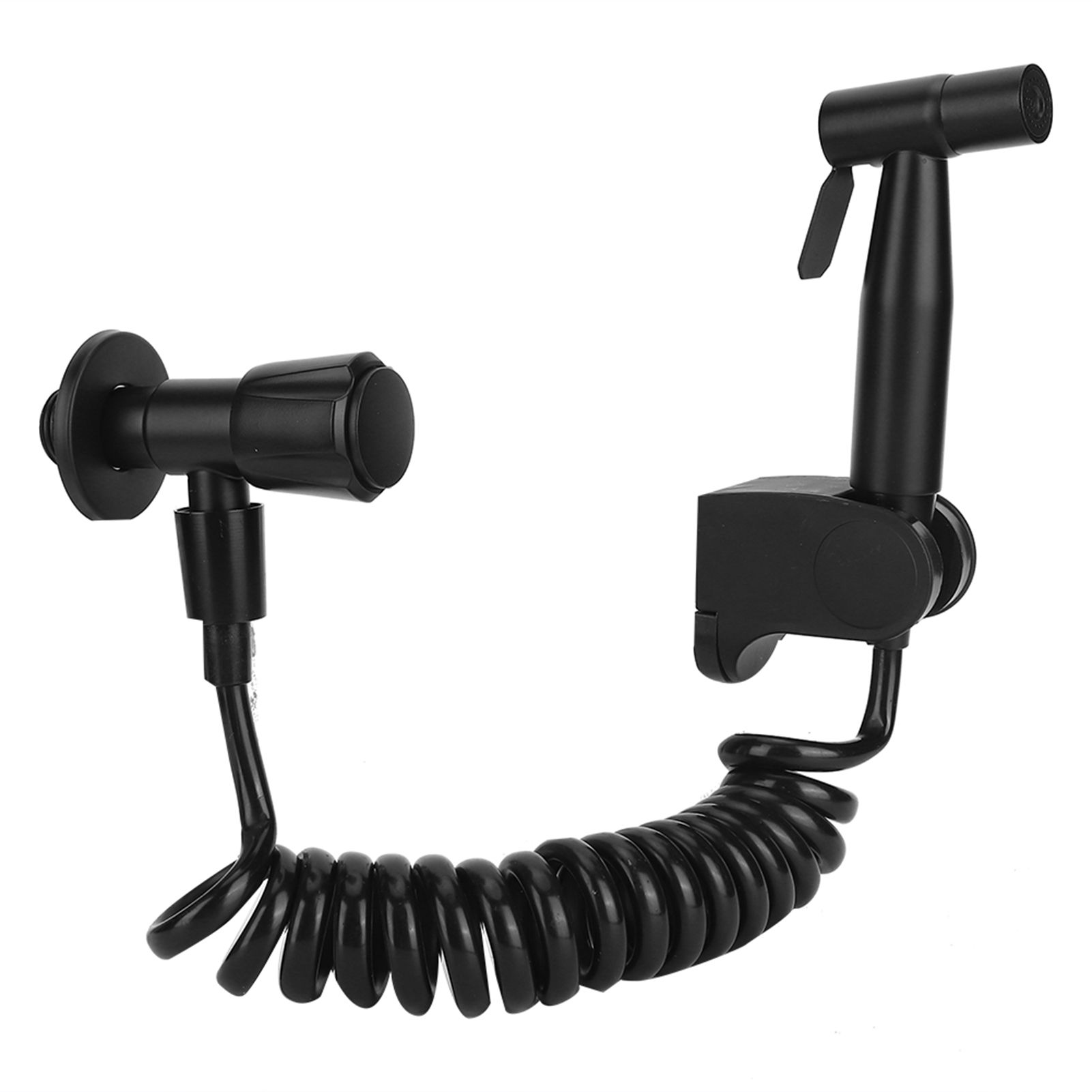 G1/2 Stainless Steel Thread Bidet Sprayer Set for Bathroom Toilet Black B Style view 3