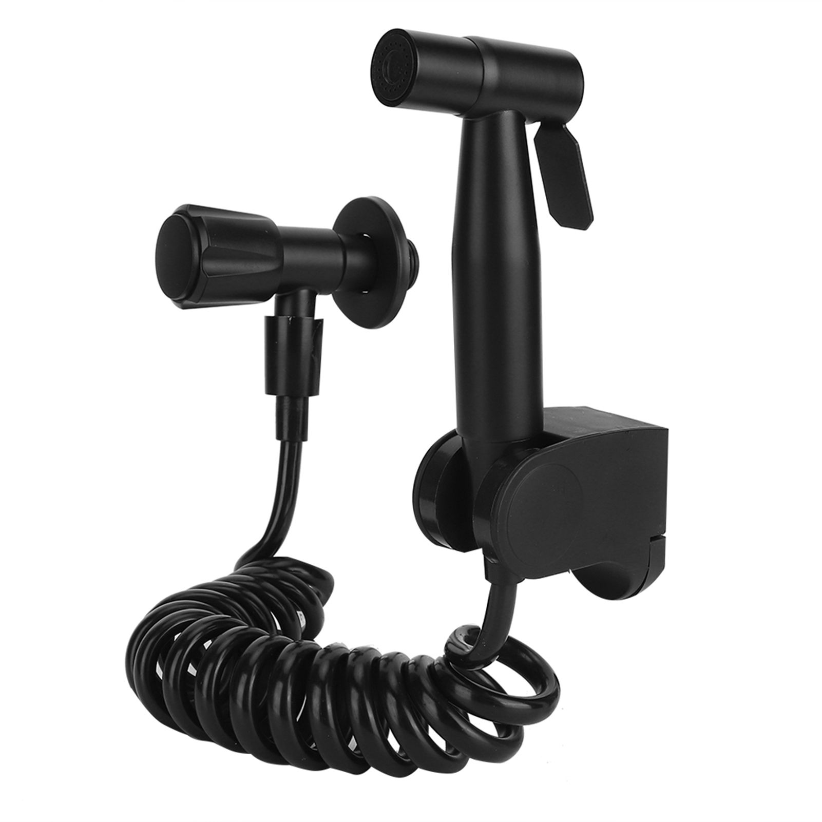 G1/2 Stainless Steel Thread Bidet Sprayer Set for Bathroom Toilet Black B Style view 4