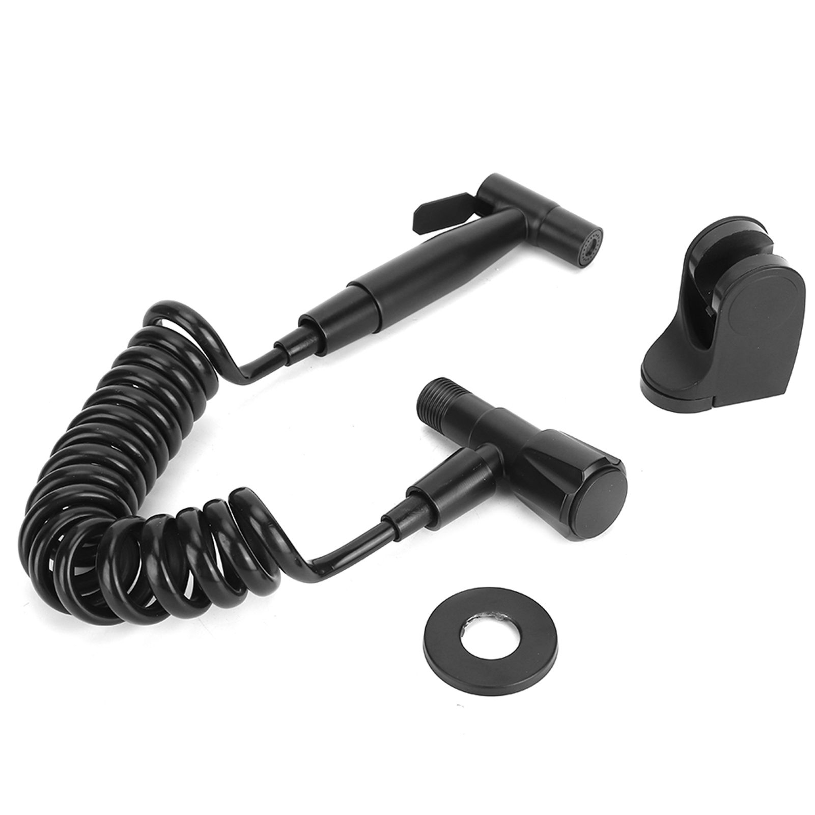 G1/2 Stainless Steel Thread Bidet Sprayer Set for Bathroom Toilet Black B Style view 7