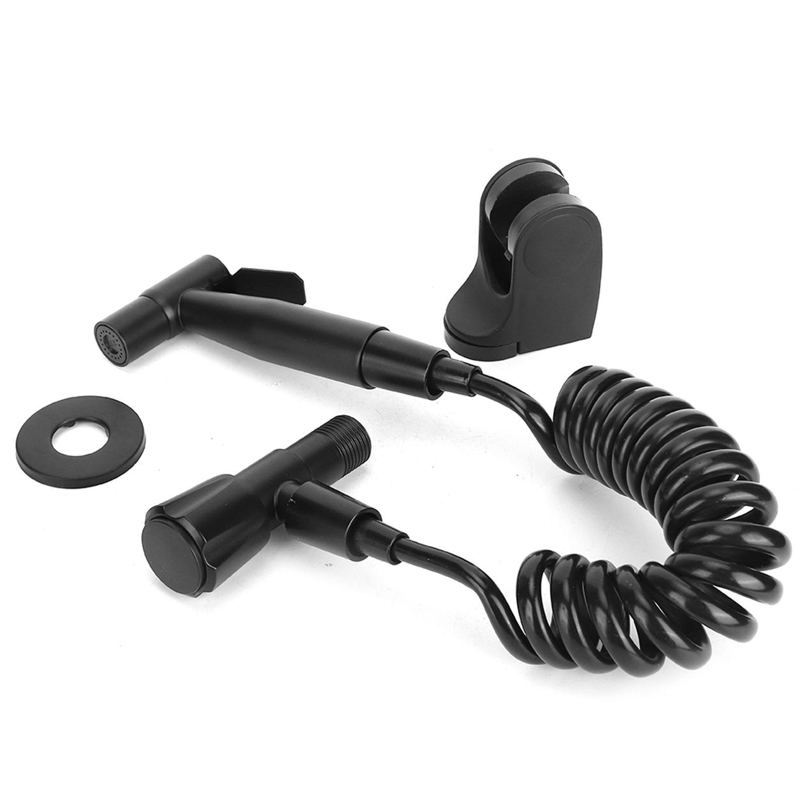 G1/2 Stainless Steel Thread Bidet Sprayer Set for Bathroom Toilet Black B Style view 8