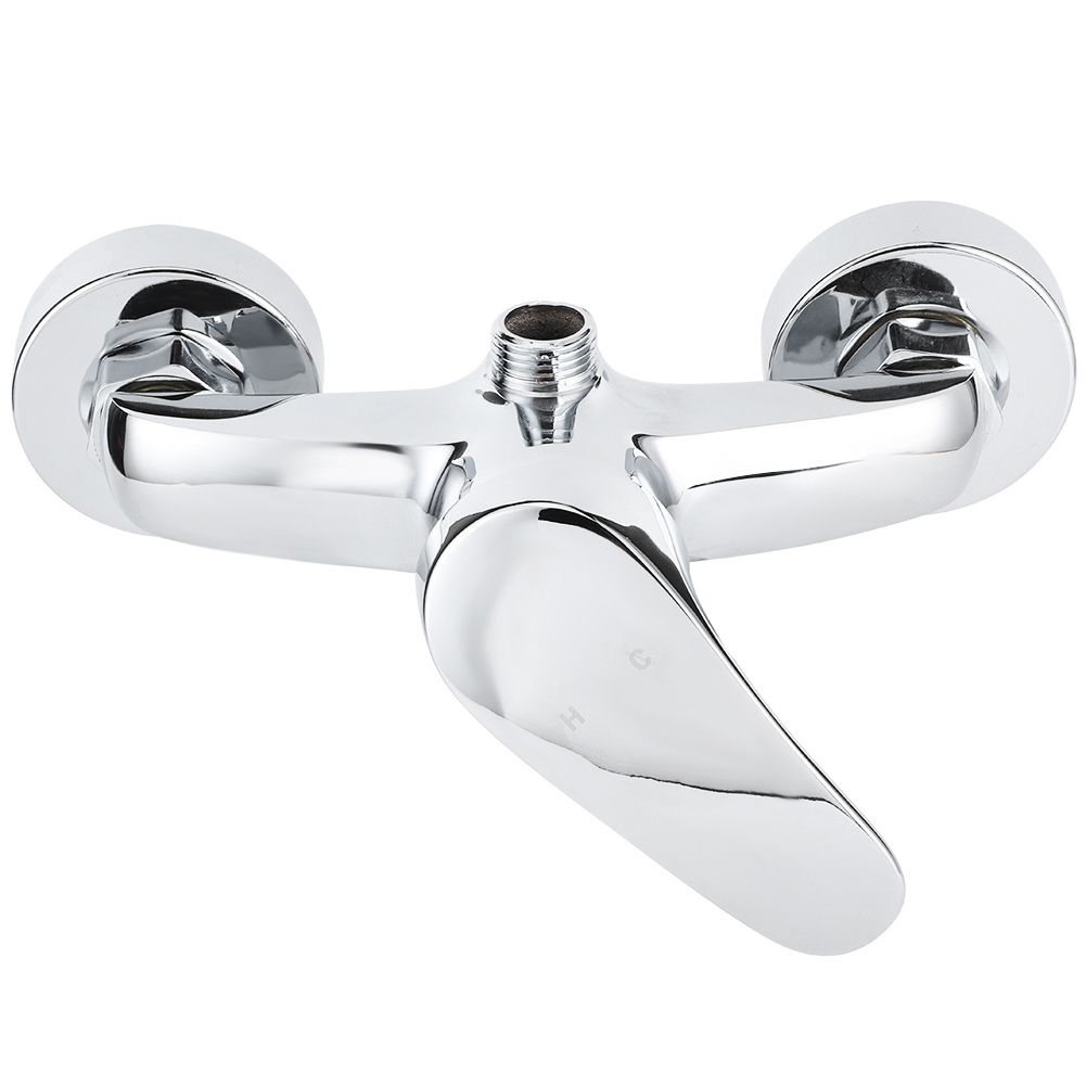 G1/2 Thread Wall In Concealed Copper Bathroom Shower Valve Cold Hot Water