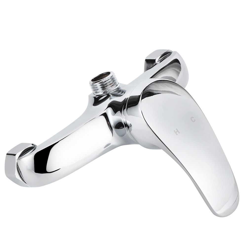 G1/2 Thread Wall In Concealed Copper Bathroom Shower Valve Cold Hot Water view 4