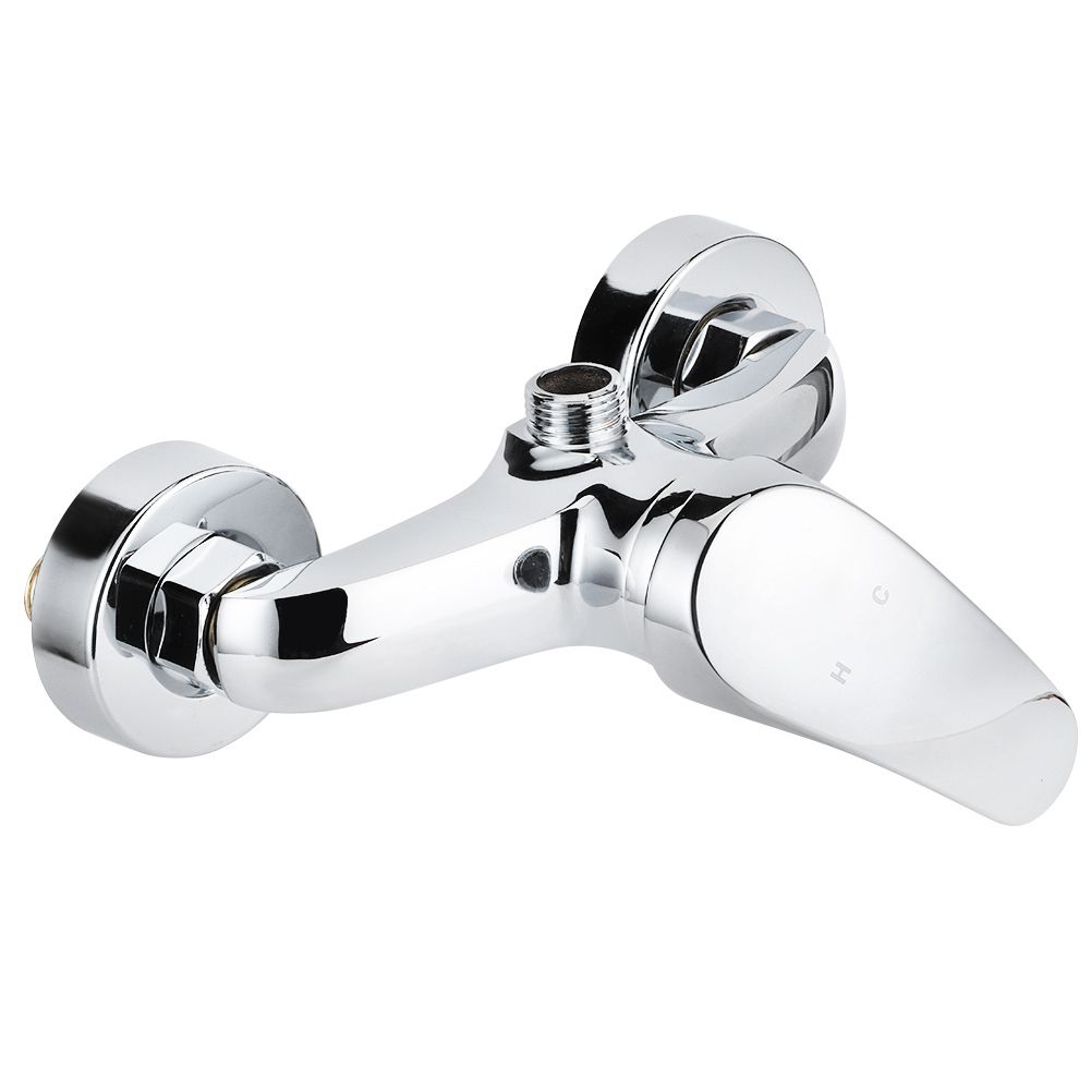G1/2 Thread Wall In Concealed Copper Bathroom Shower Valve Cold Hot Water view 6