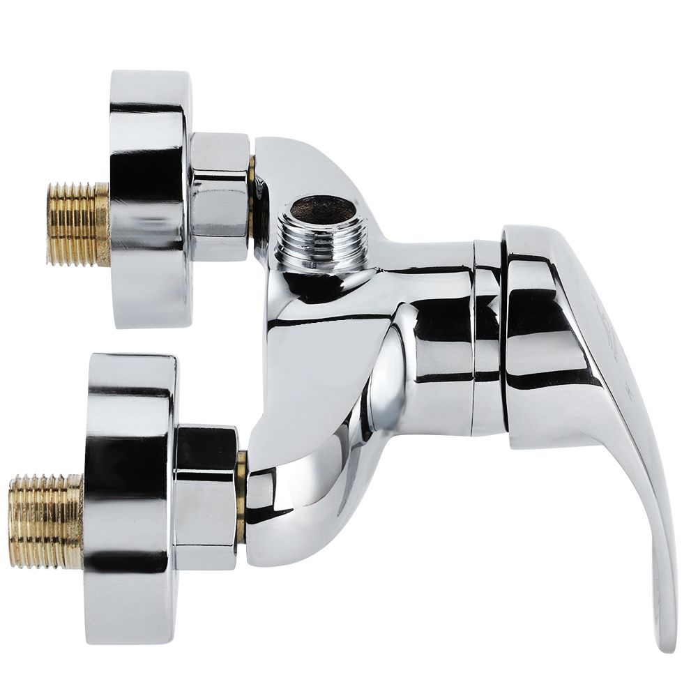 G1/2 Thread Wall In Concealed Copper Bathroom Shower Valve Cold Hot Water view 8