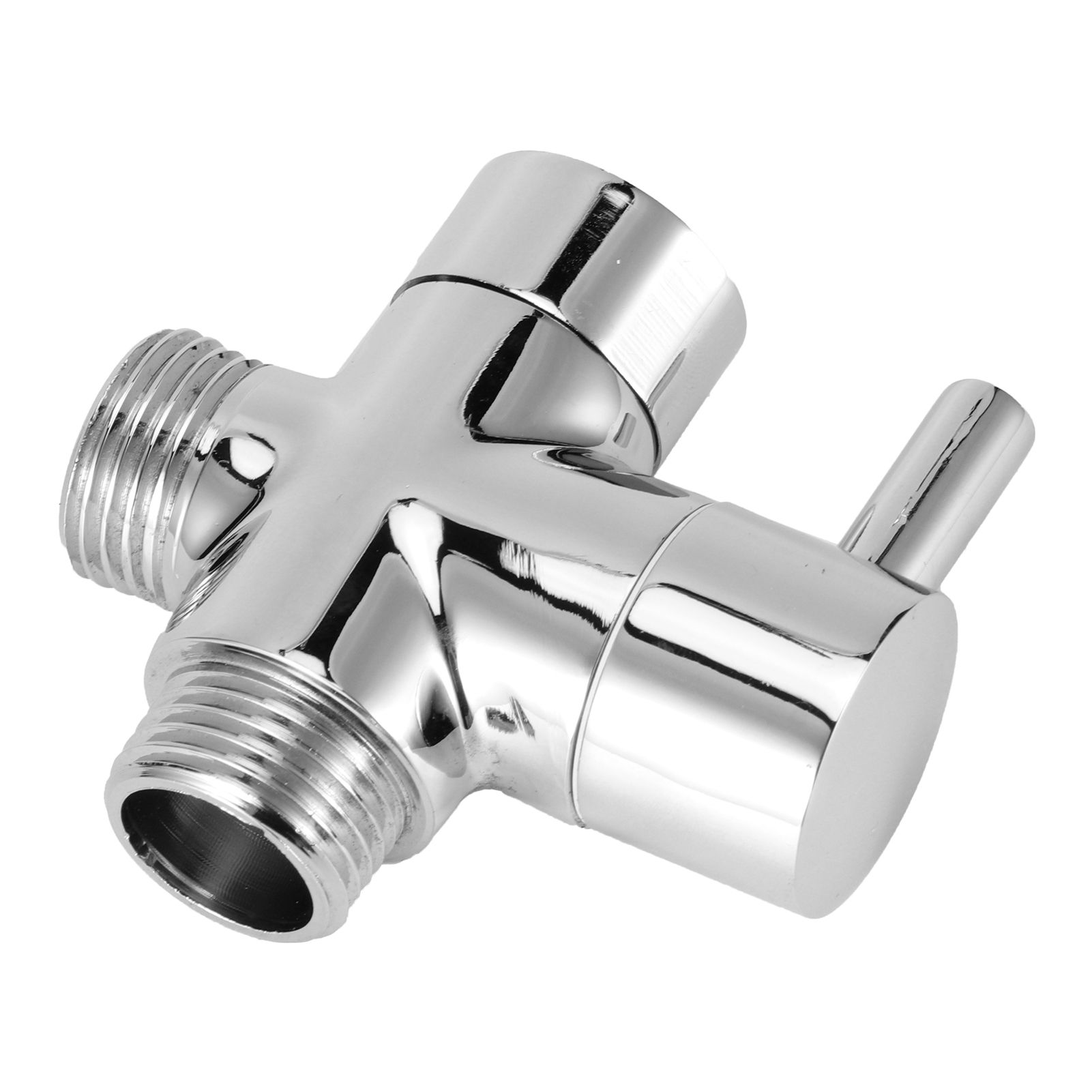 3Way Faucet Diverter Valve Bathroom Shower Parts for Handheld Showerhead Fixed view 4