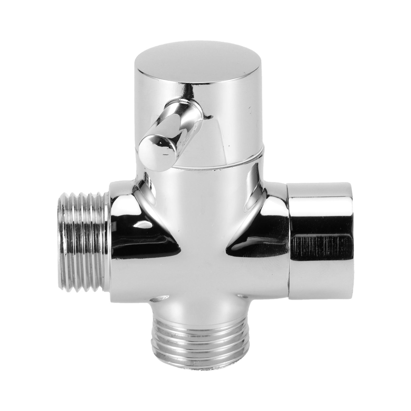 3Way Faucet Diverter Valve Bathroom Shower Parts for Handheld Showerhead Fixed view 5