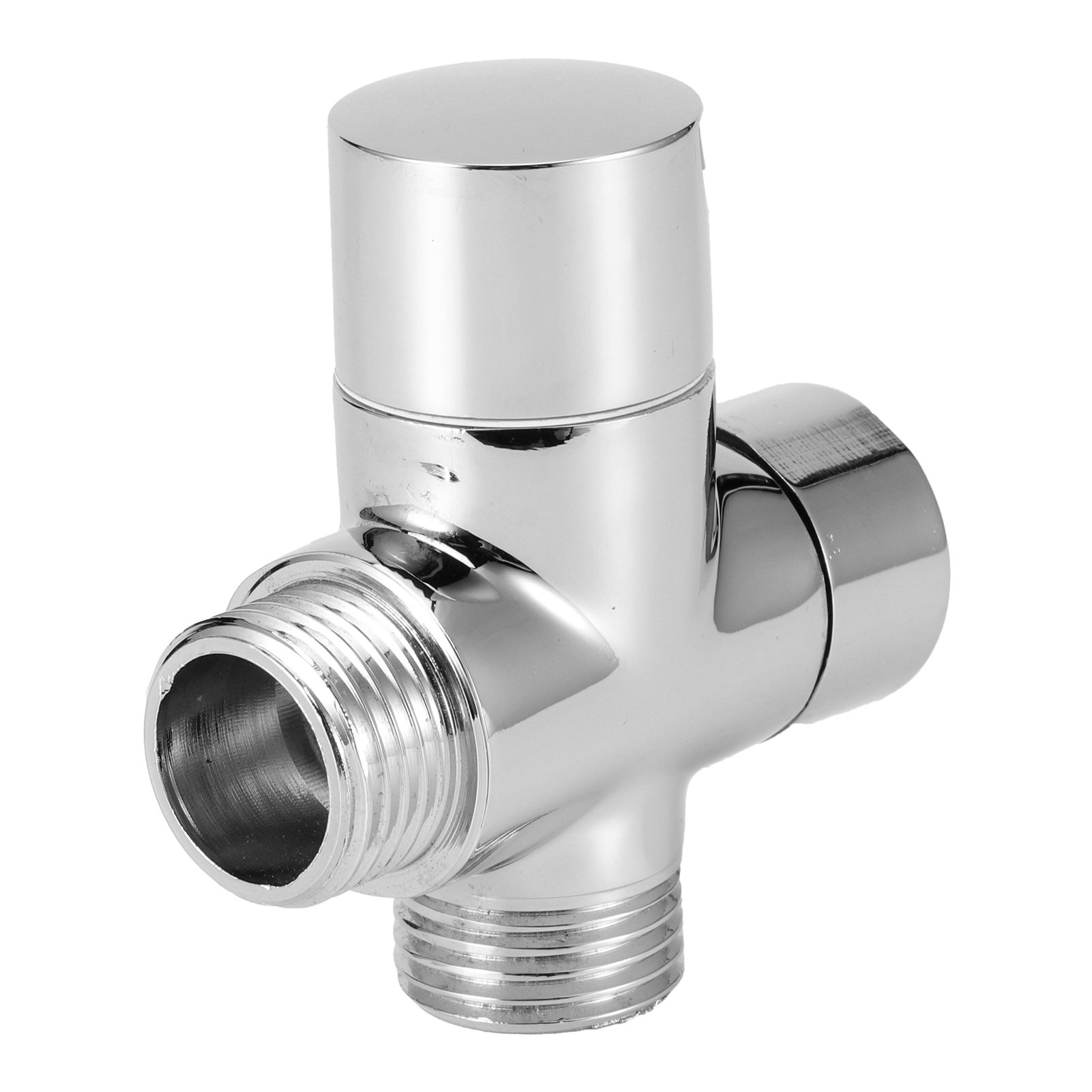 3Way Faucet Diverter Valve Bathroom Shower Parts for Handheld Showerhead Fixed view 7