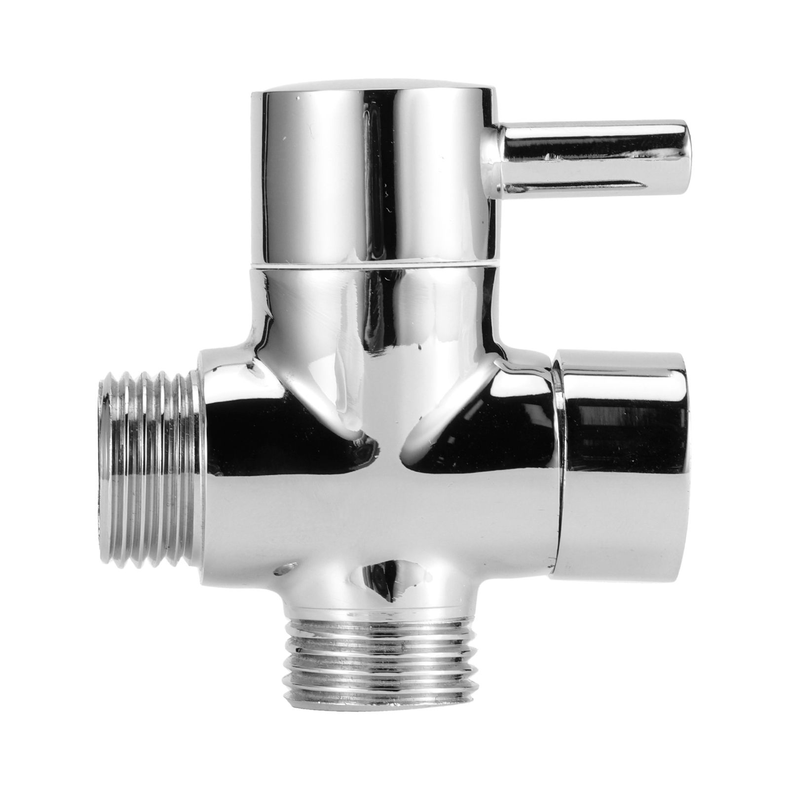 3Way Faucet Diverter Valve Bathroom Shower Parts for Handheld Showerhead Fixed view 8