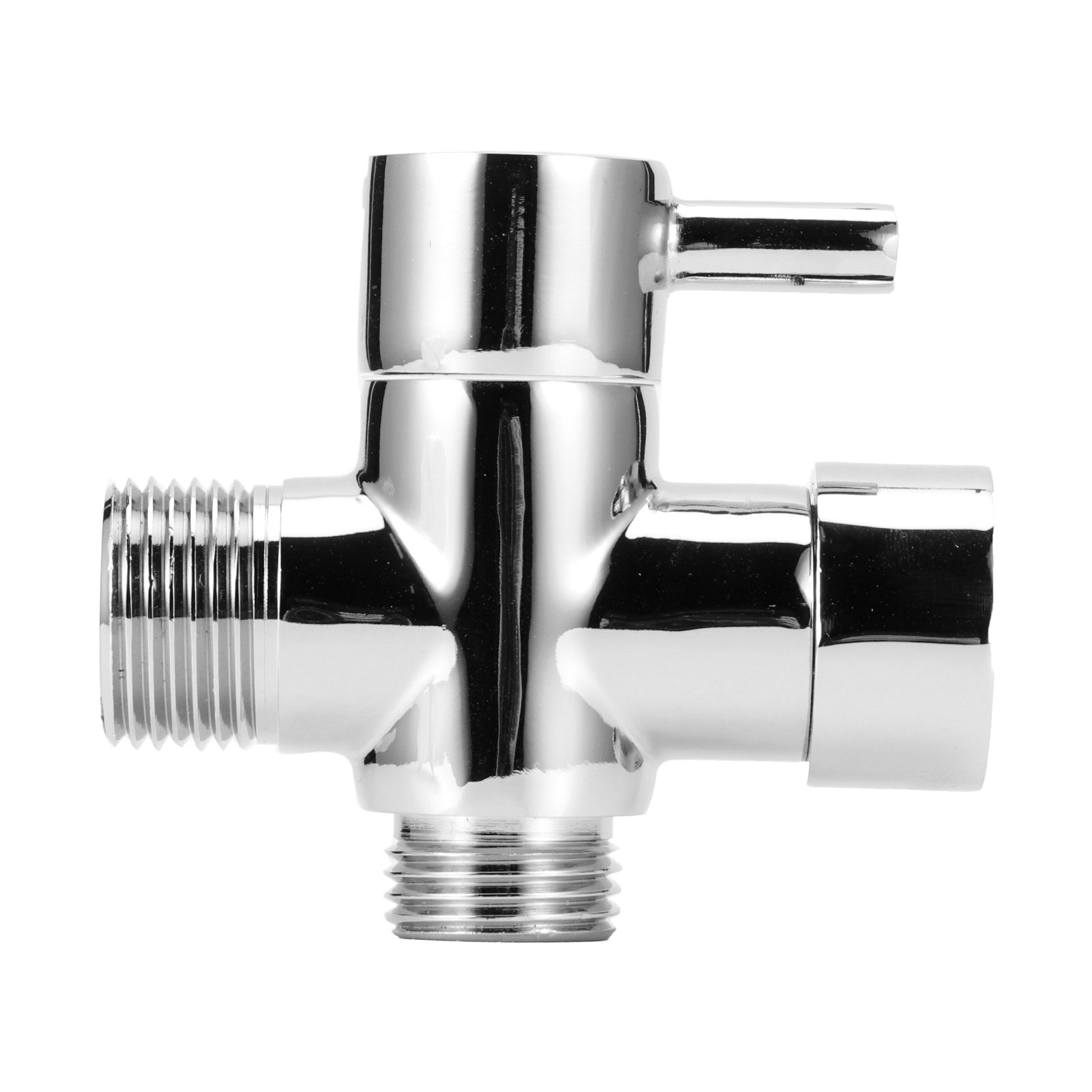 3Way Faucet Diverter Valve Bathroom Shower Parts for Handheld Showerhead Fixed view 2