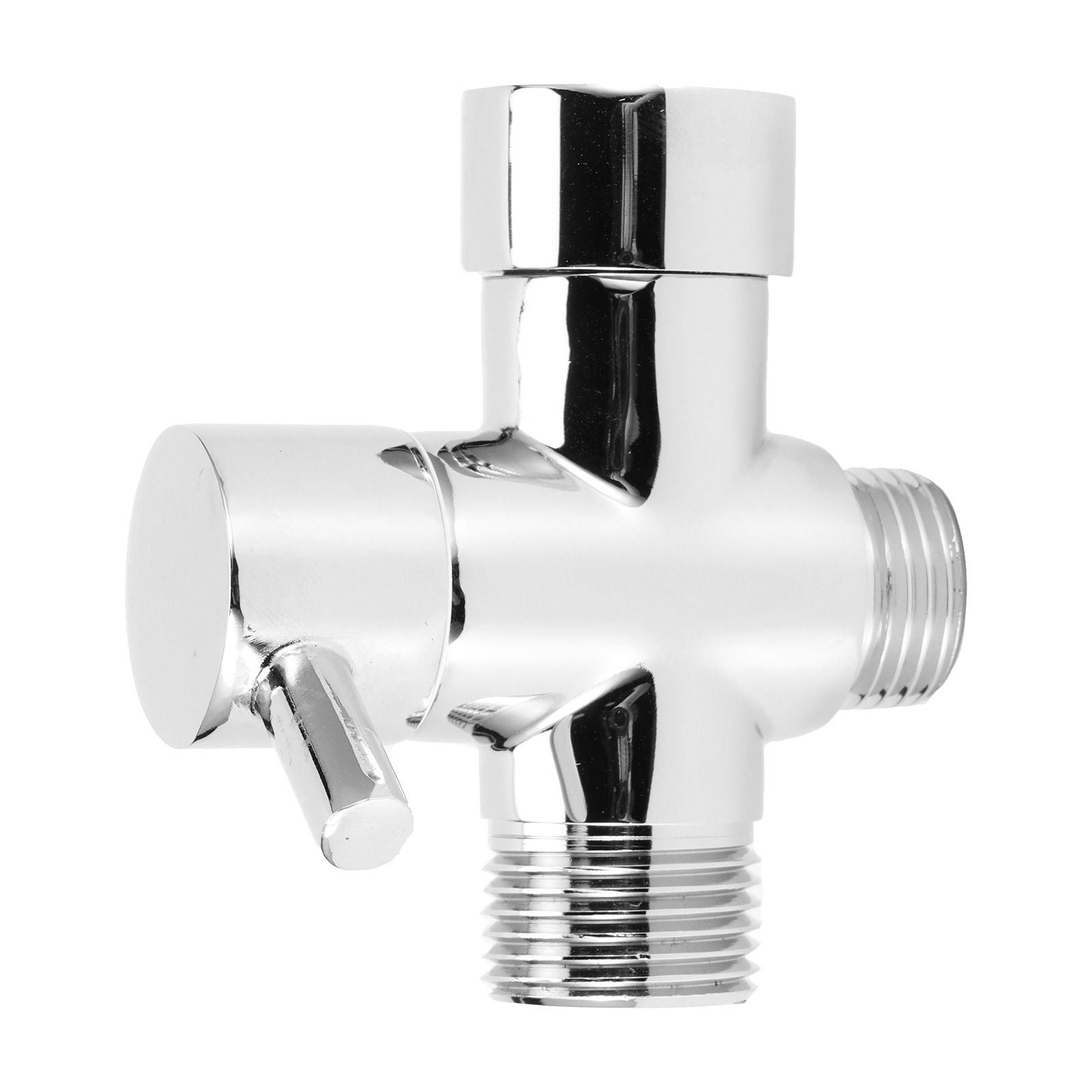 3Way Faucet Diverter Valve Bathroom Shower Parts for Handheld Showerhead Fixed view 6