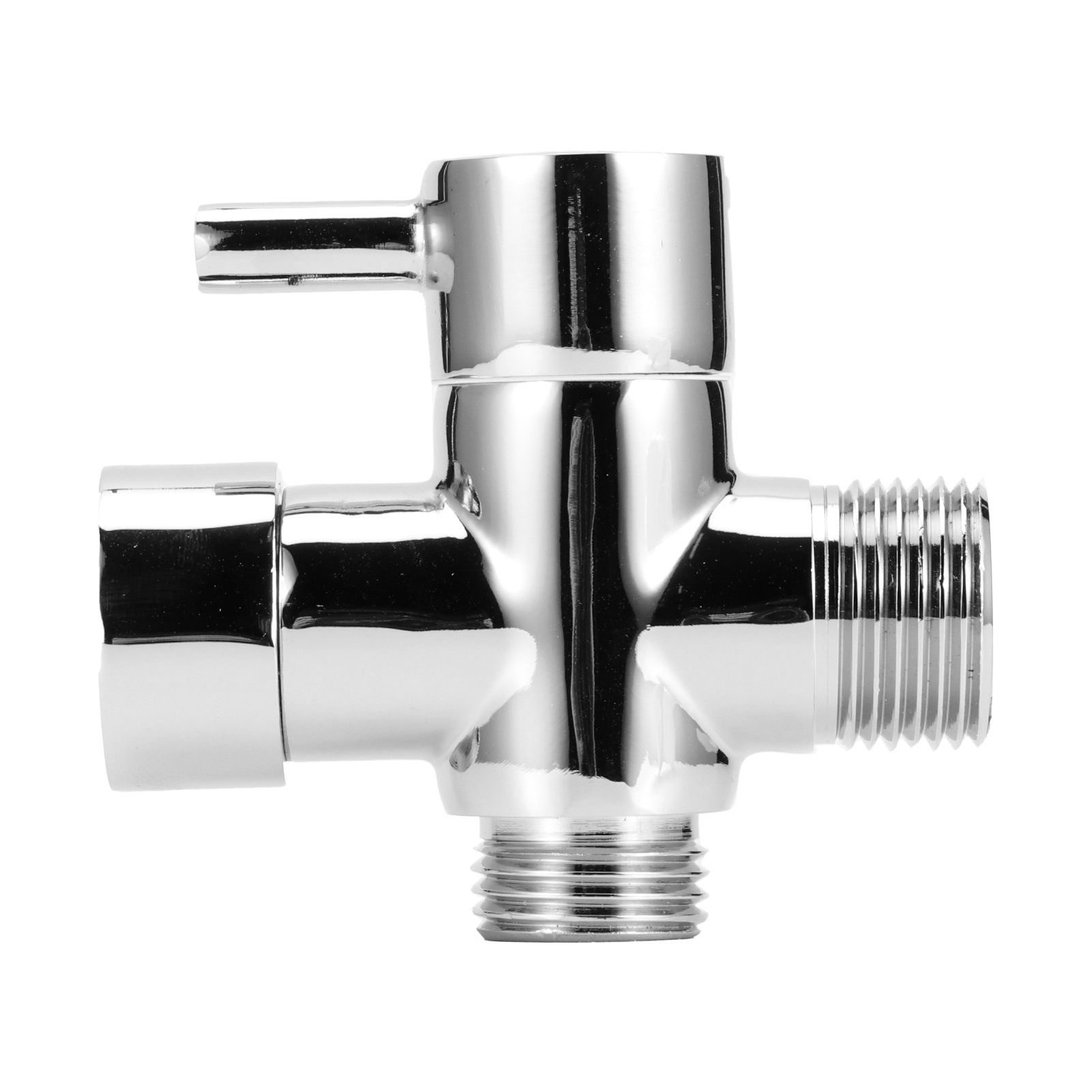 3Way Faucet Diverter Valve Bathroom Shower Parts for Handheld Showerhead Fixed view 7