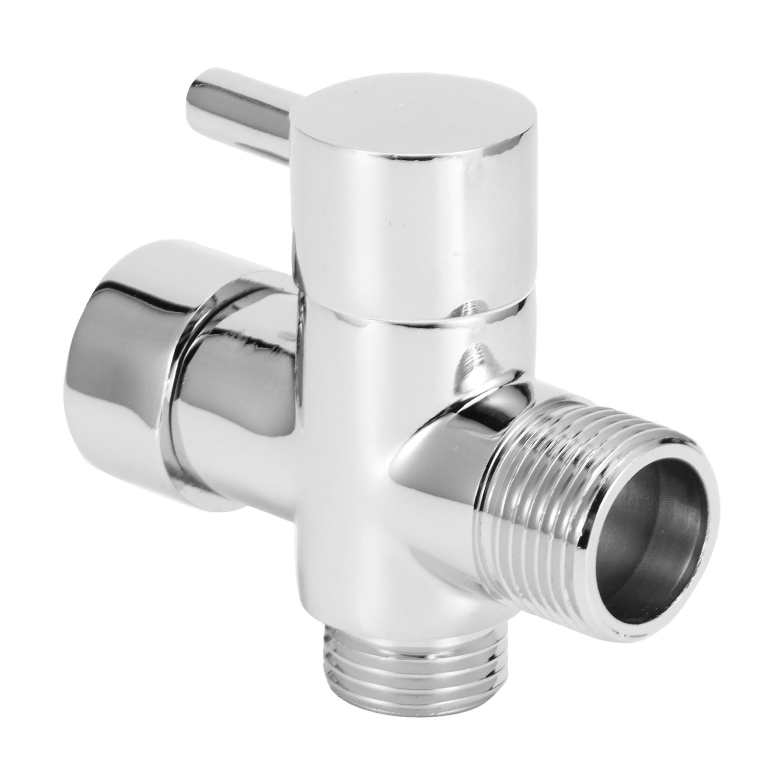 3Way Faucet Diverter Valve Bathroom Shower Parts for Handheld Showerhead Fixed view 8