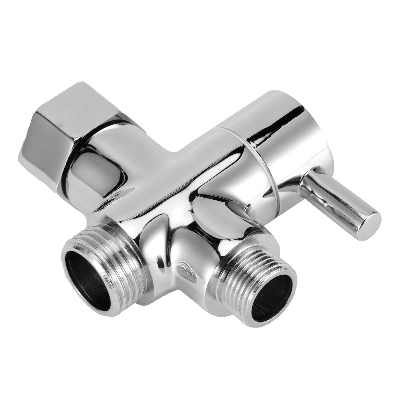 3Way Faucet Diverter Valve Bathroom Shower Parts for Handheld Showerhead Fixed view 6