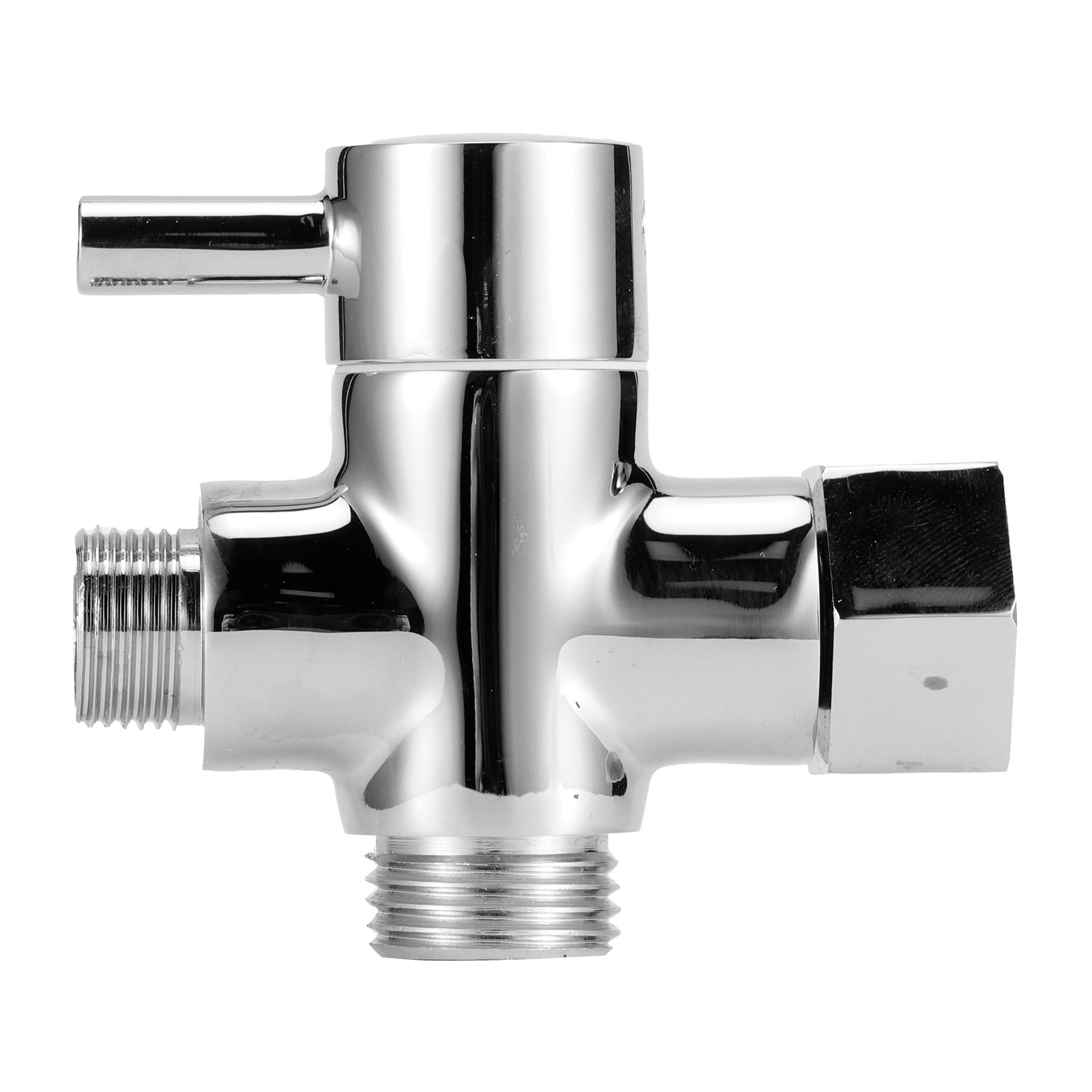 3Way Faucet Diverter Valve Bathroom Shower Parts for Handheld Showerhead Fixed view 7
