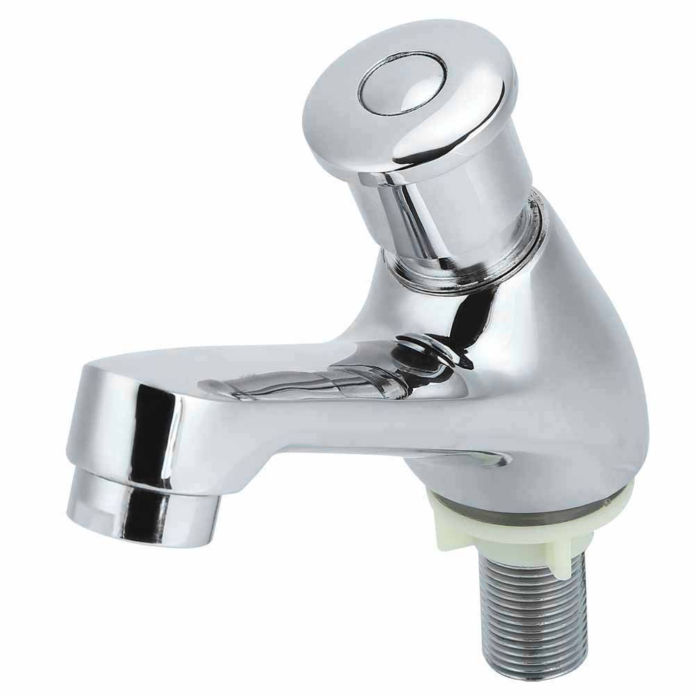G1/2 Copper Time Delay Faucet Basin Sink Water Tap for Home Kitchen Bathroom view 7