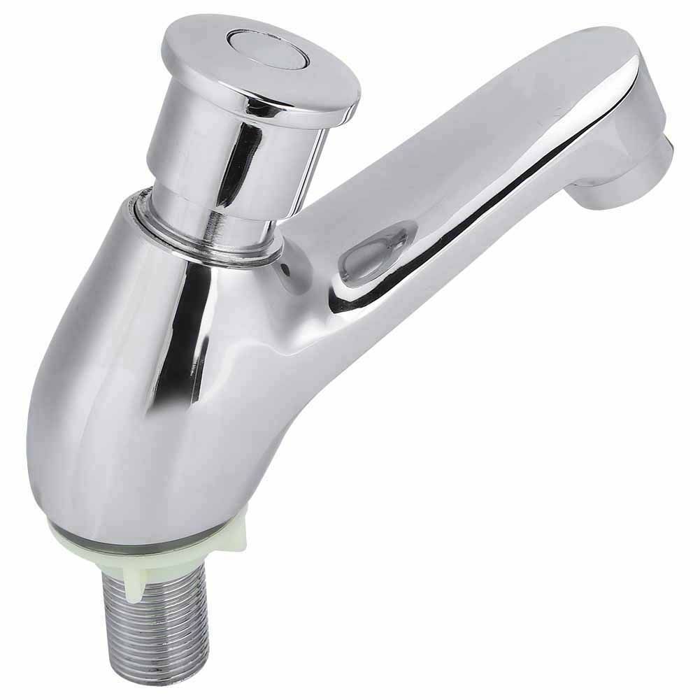 G1/2 Copper Time Delay Faucet Basin Sink Water Tap for Home Kitchen Bathroom view 8