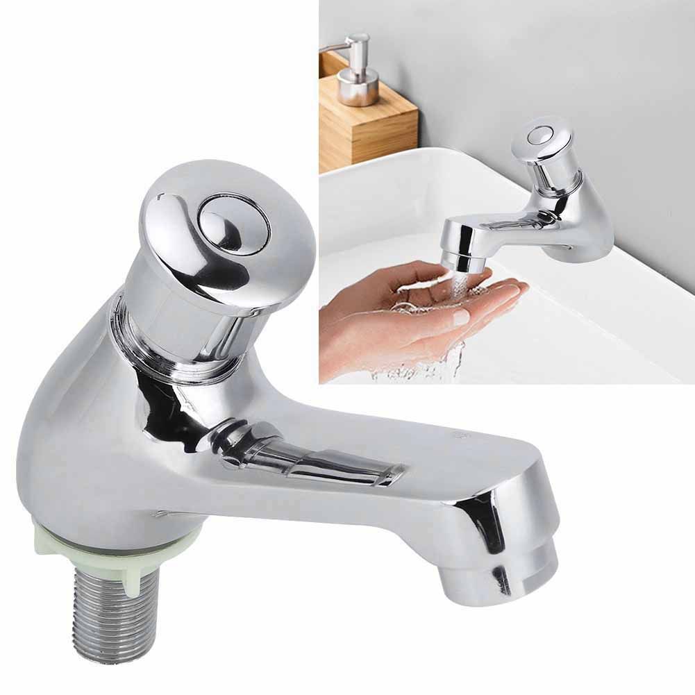 G1/2 Copper Time Delay Faucet Basin Sink Water Tap for Home Kitchen Bathroom view 10