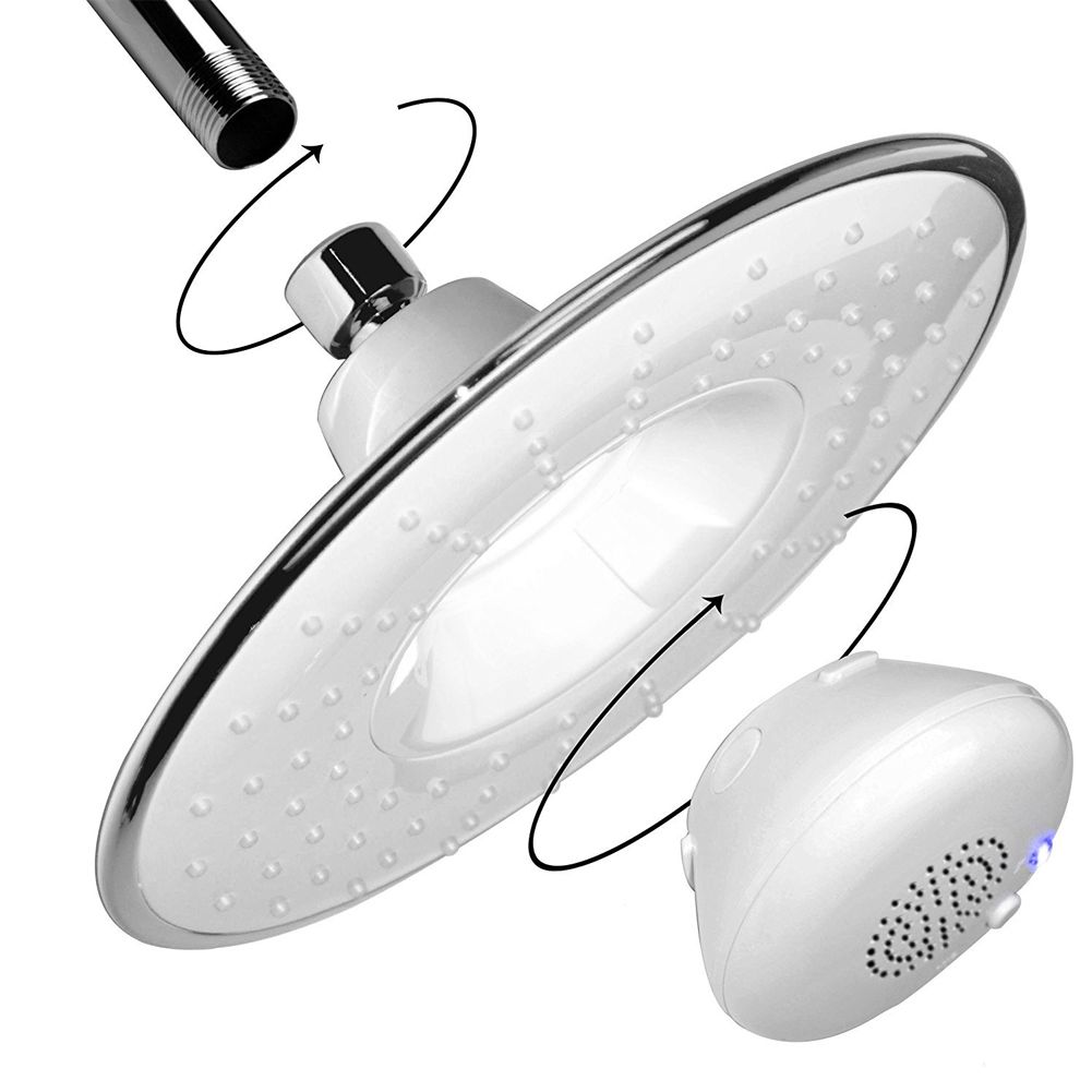 G1/2 Household Music Top Shower Spray Head for Bluetooth Function Bathroom view 9
