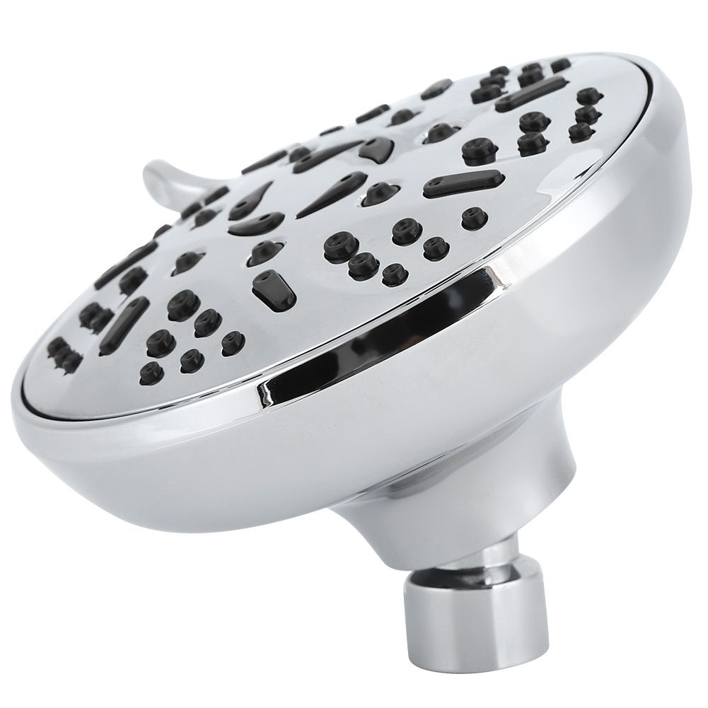 G1/2 Thread Water Saving 9 Gear Adjustable Top Shower Sprayer Head Bathroom view 3