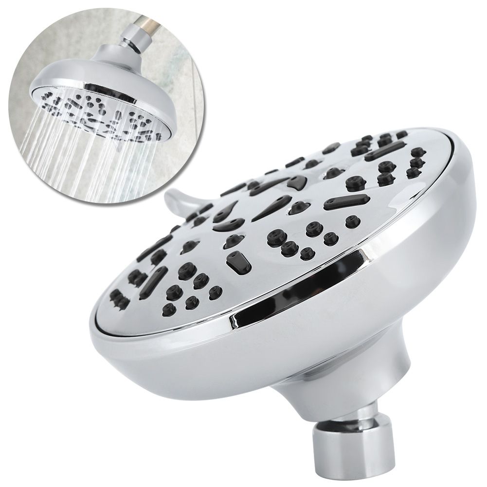 G1/2 Thread Water Saving 9 Gear Adjustable Top Shower Sprayer Head Bathroom view 9