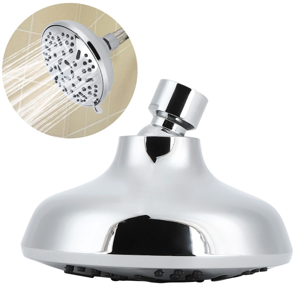 G1/2 Thread Water Saving 9 Gear Adjustable Top Shower Sprayer Head Bathroom view 10