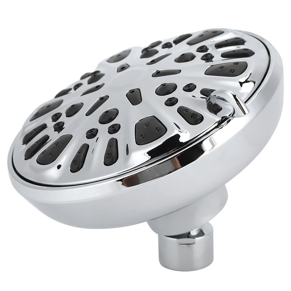 G1/2 Thread Water Saving 9 Gear Adjustable Top Shower Sprayer Head Bathroom view 3