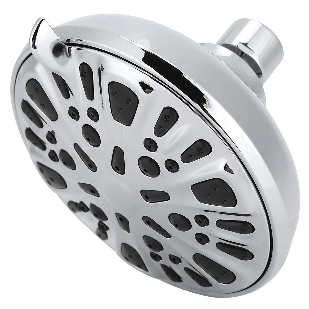G1/2 Thread Water Saving 9 Gear Adjustable Top Shower Sprayer Head Bathroom view 4