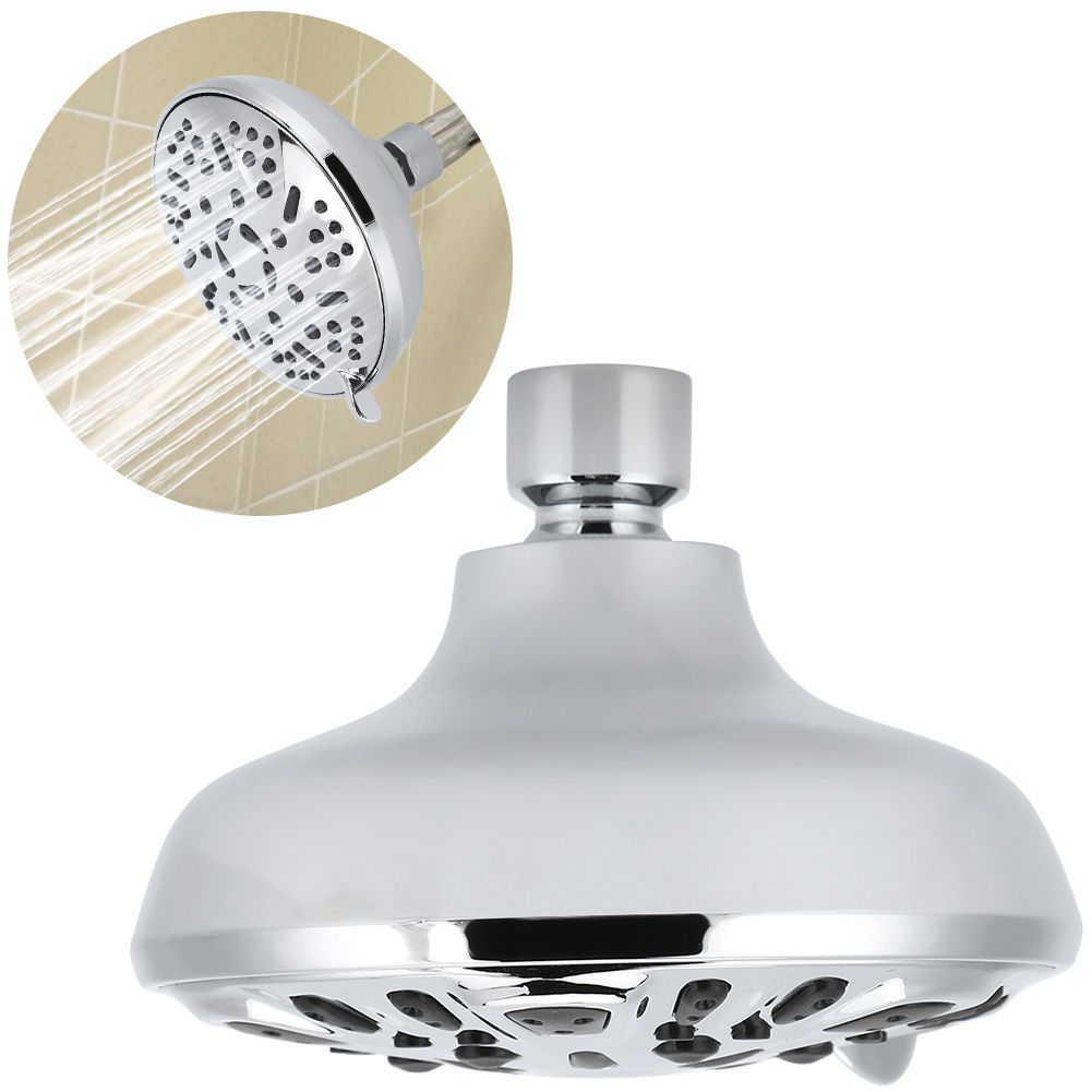 G1/2 Thread Water Saving 9 Gear Adjustable Top Shower Sprayer Head Bathroom view 10