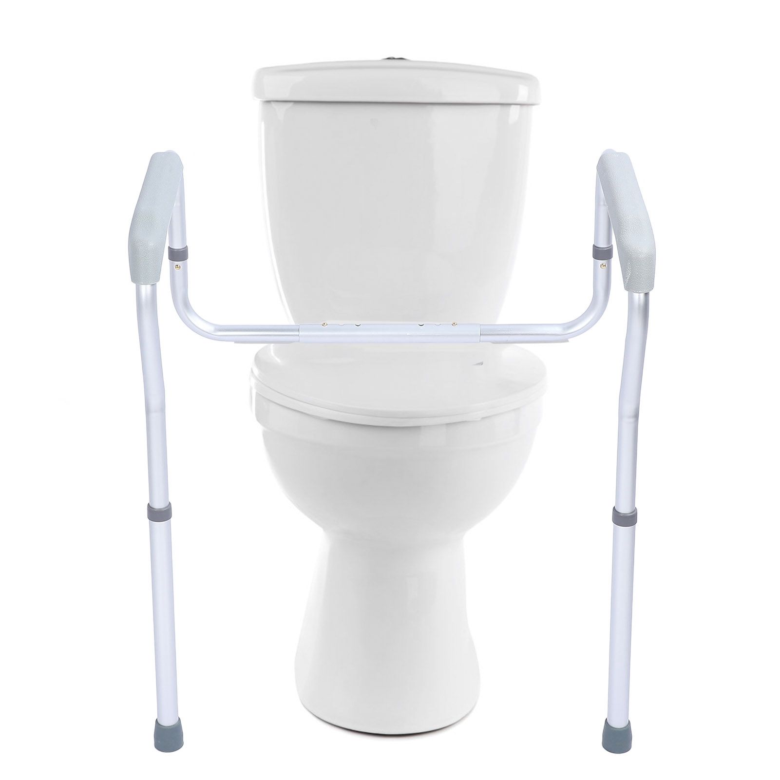 Bathroom Aluminum Alloy Toilet Guardrail Safety Rail Frame for Elderly view 9