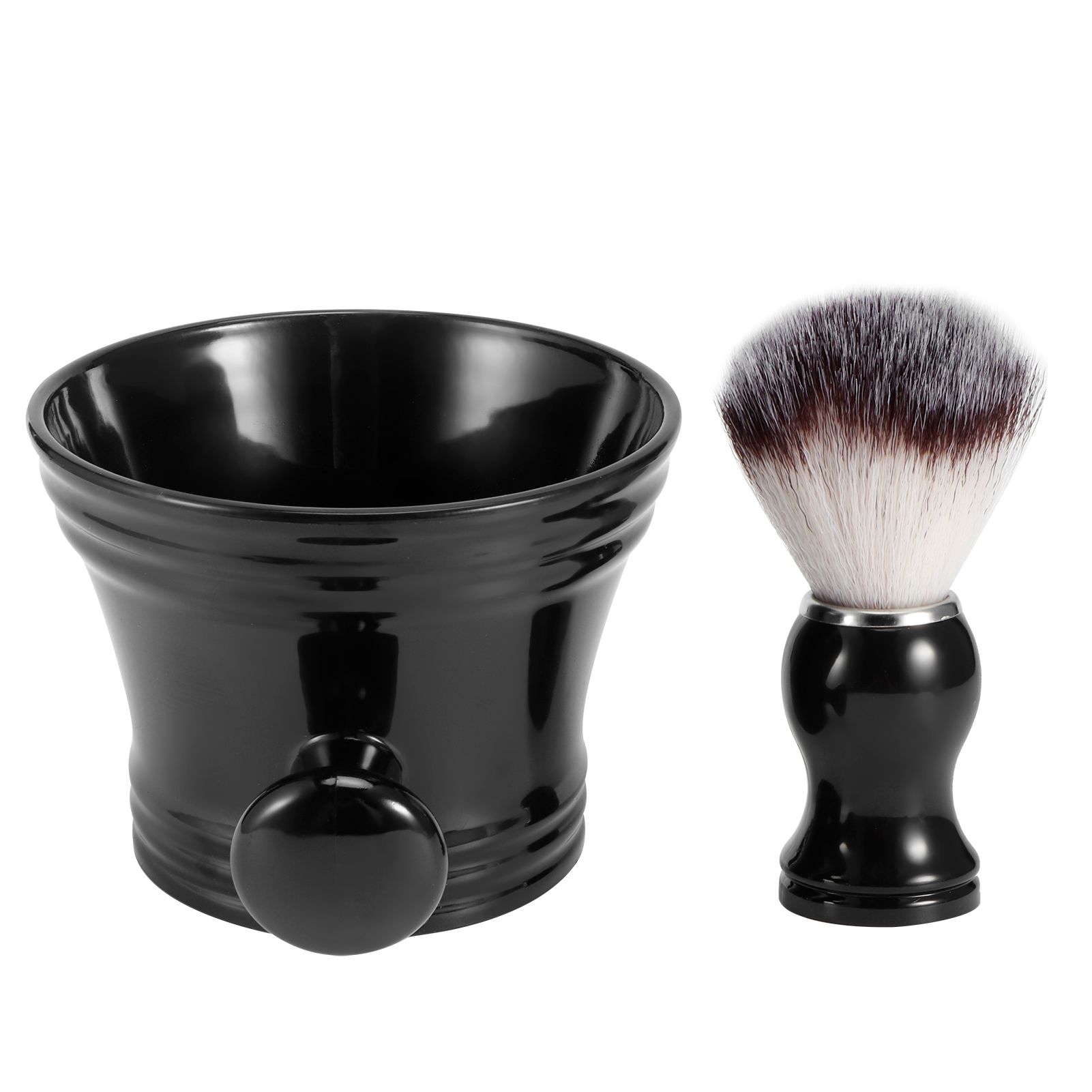Shaving Soap Bowl Beard Care Soft Barber Cleaning Brush Nylon Mostache Shaving