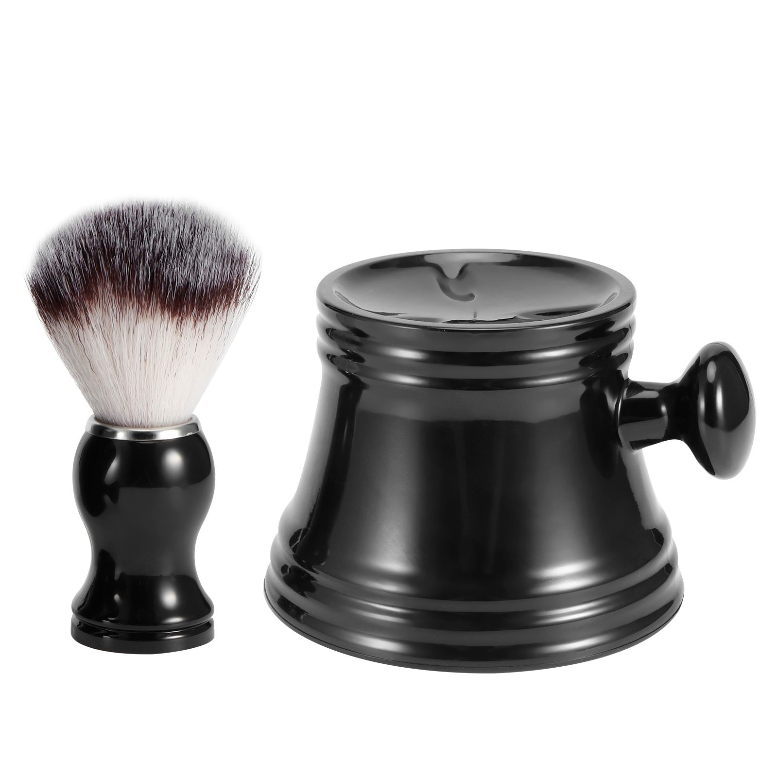 Shaving Soap Bowl Beard Care Soft Barber Cleaning Brush Nylon Mostache Shaving view 7