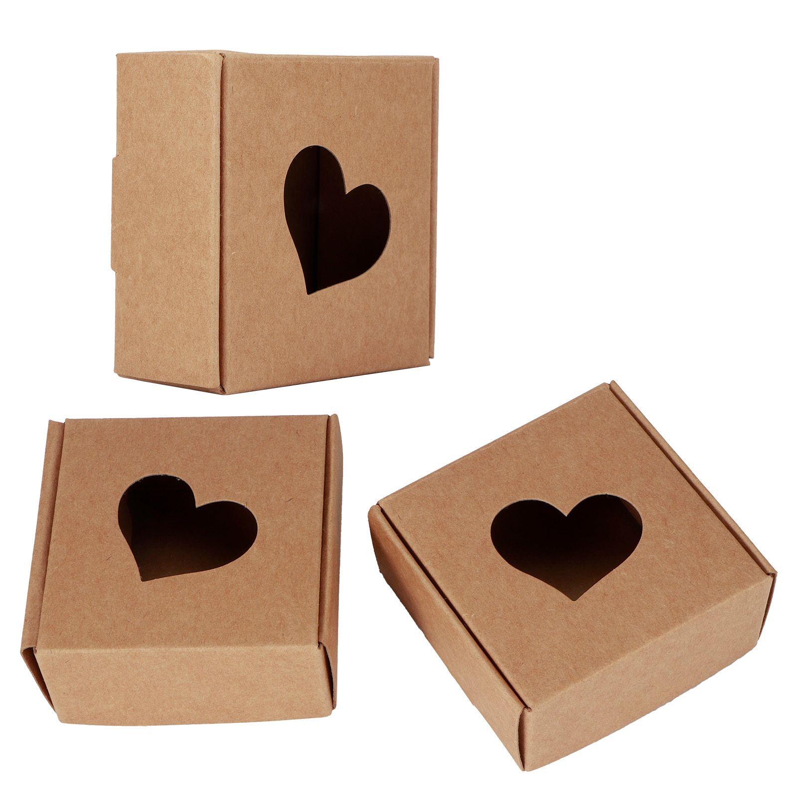 50Pcs Kraft Paper HandMade Soap Box Wedding Favor Gift Box Candy Jewelry view 7