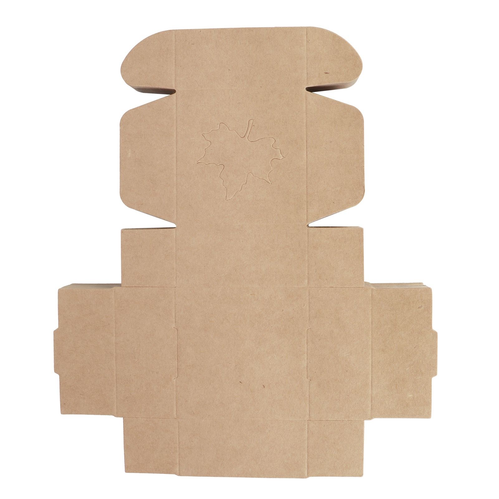 50Pcs Maple Leaf Pattern Kraft Paper Packing Box Small Gift Craft Wrapping Box view 2