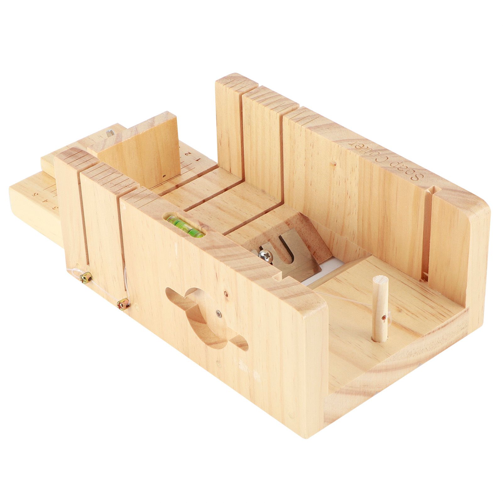 MultiFunction Adjustable Wood Soap Cutting Box HandMade Bread Cutter Mold for