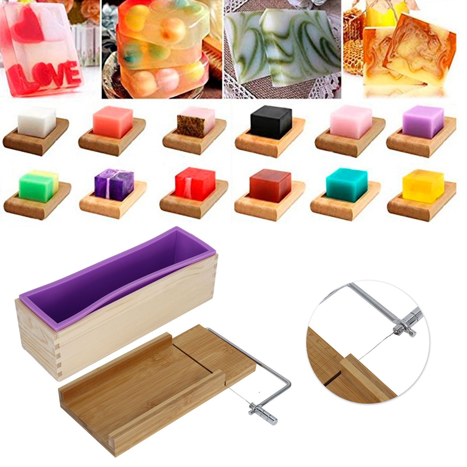 DIY HandMade Soap Candle Bread Making Mold Mould Cutter Set Kitchen Making view 10