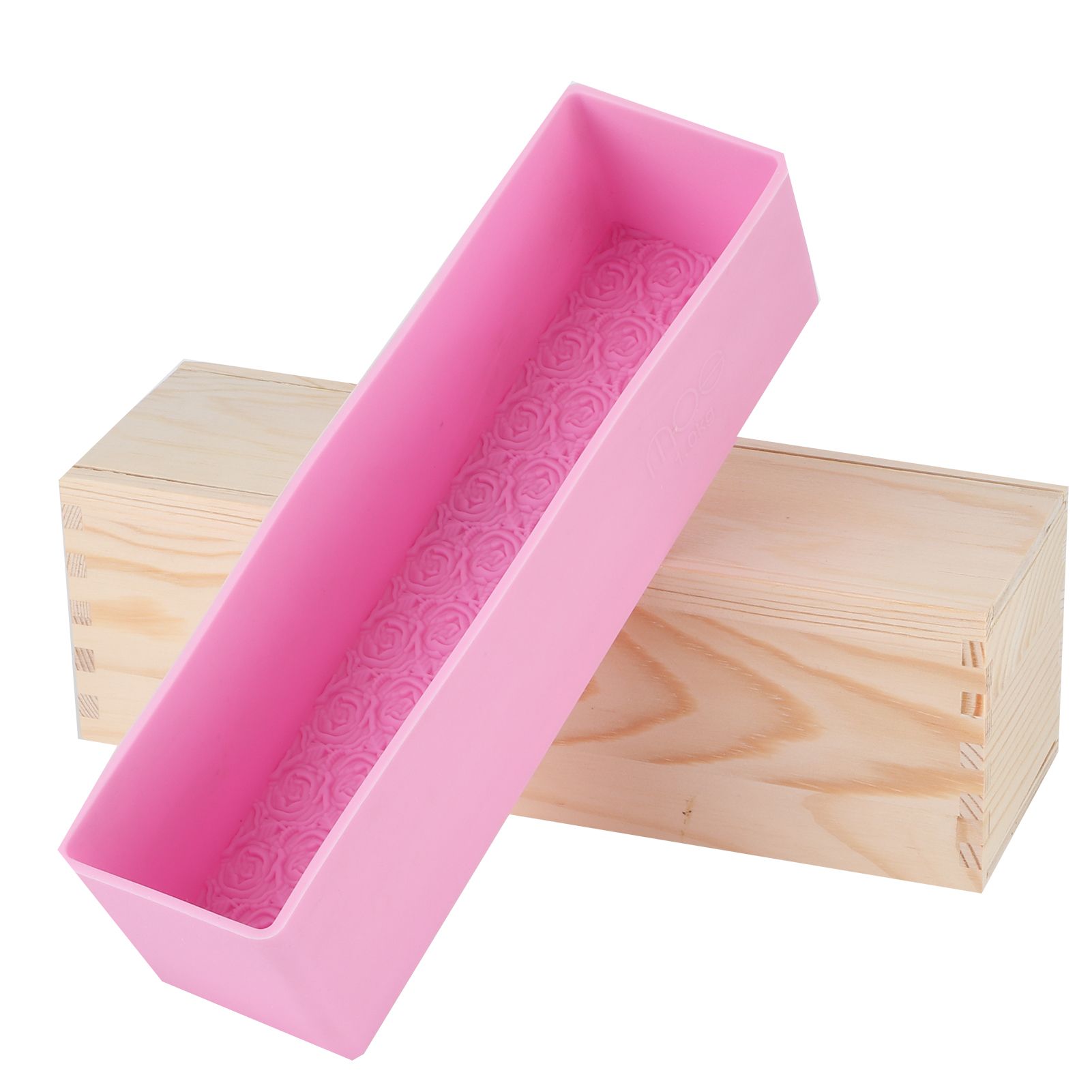 DIY Rose Pattern HandMade Bread Soap Mould Silicone Liner Mold Cake Making view 3