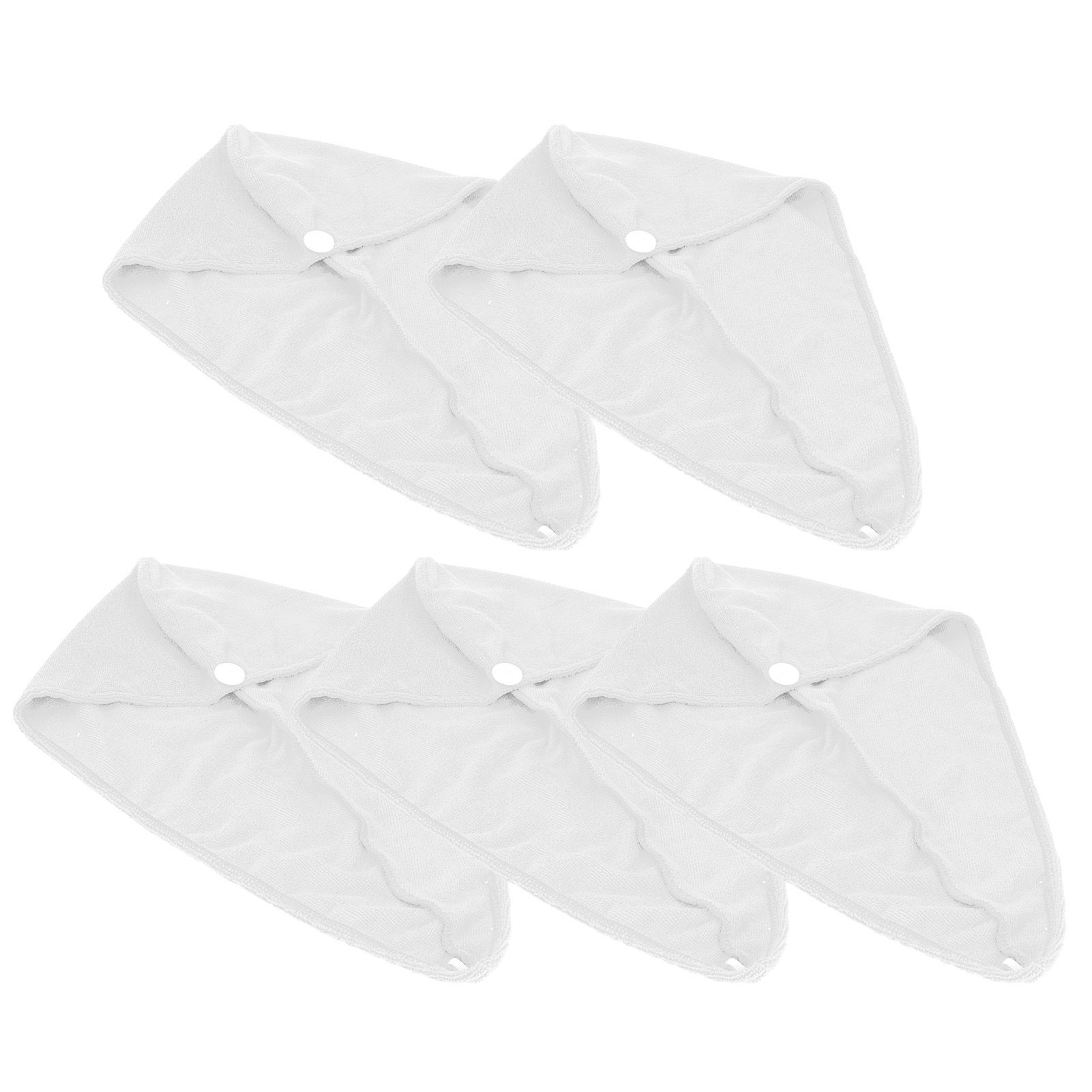 5PCS Quick Dry Microfiber Hair Hat Women Bathroom Strong Water Absorption Bath — image 1