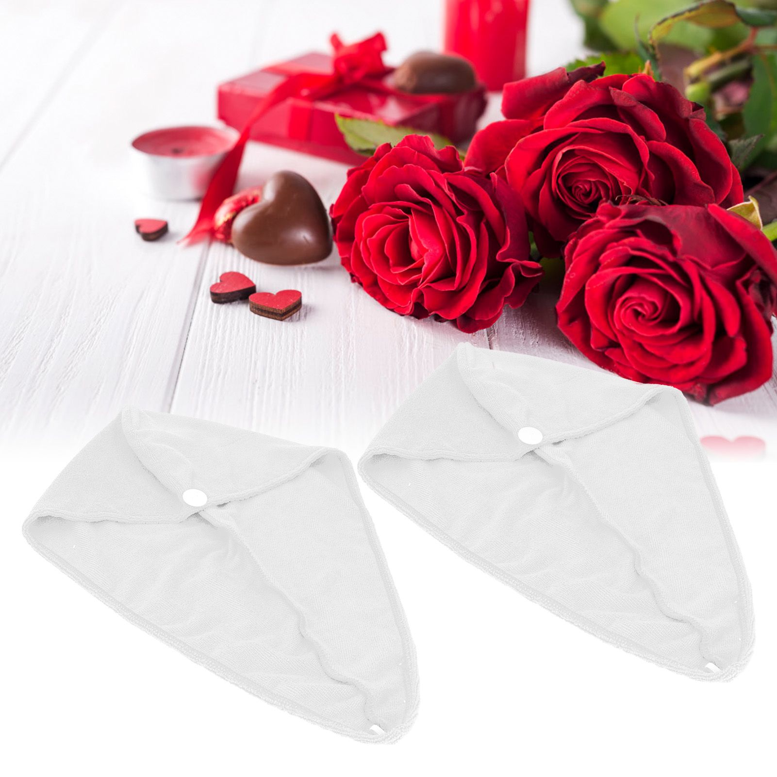 5PCS Quick Dry Microfiber Hair Hat Women Bathroom Strong Water Absorption Bath view 9