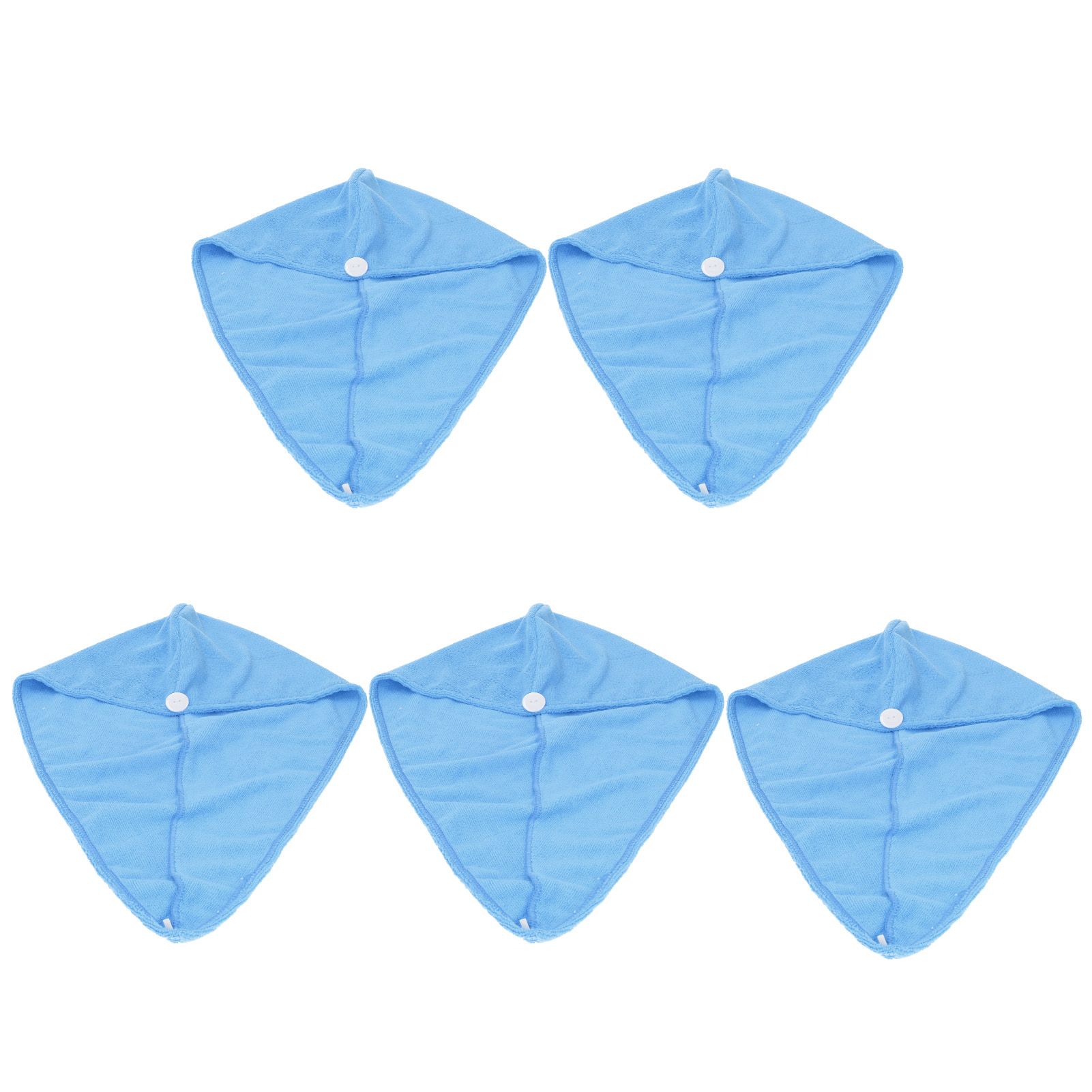 5PCS Quick Dry Microfiber Hair Hat Women Bathroom Strong Water Absorption Bath view 2