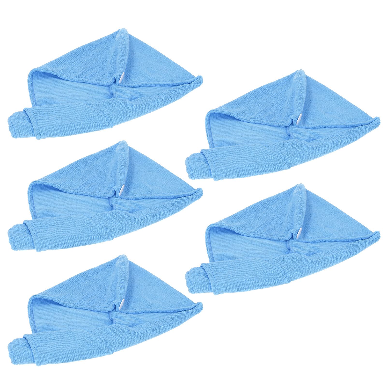 5PCS Quick Dry Microfiber Hair Hat Women Bathroom Strong Water Absorption Bath view 7