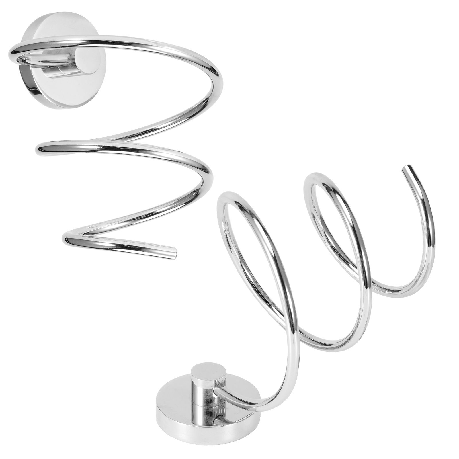 WallMounted Hair Dryer Holder Hairdressing Blower Bracket Bathroom Shelf view 8