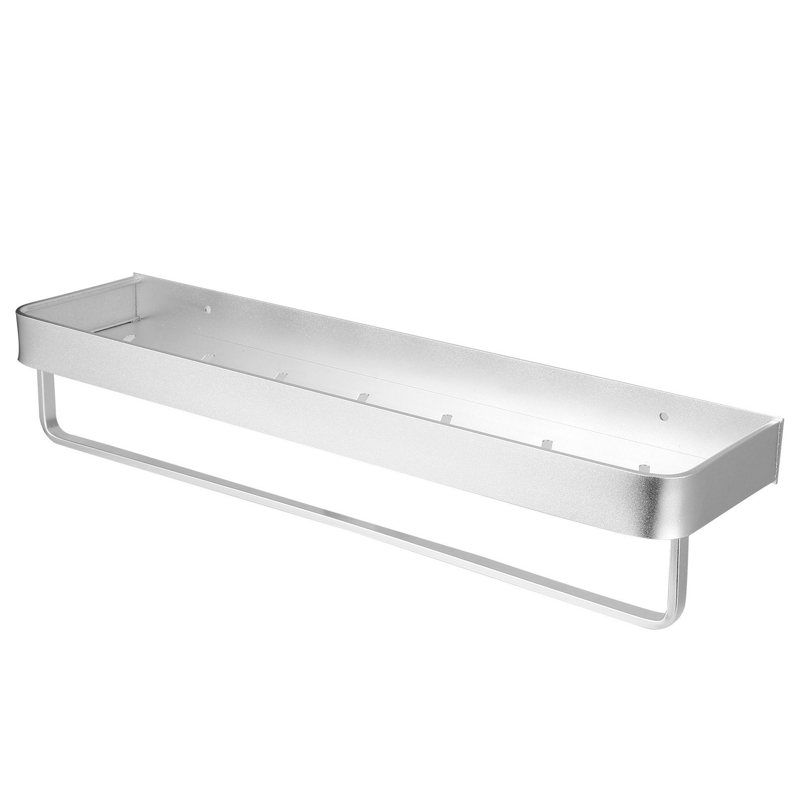 Bathroom Shelf Wall Mount Space Aluminium Shower Single Layer Shelf Shampoo view 4