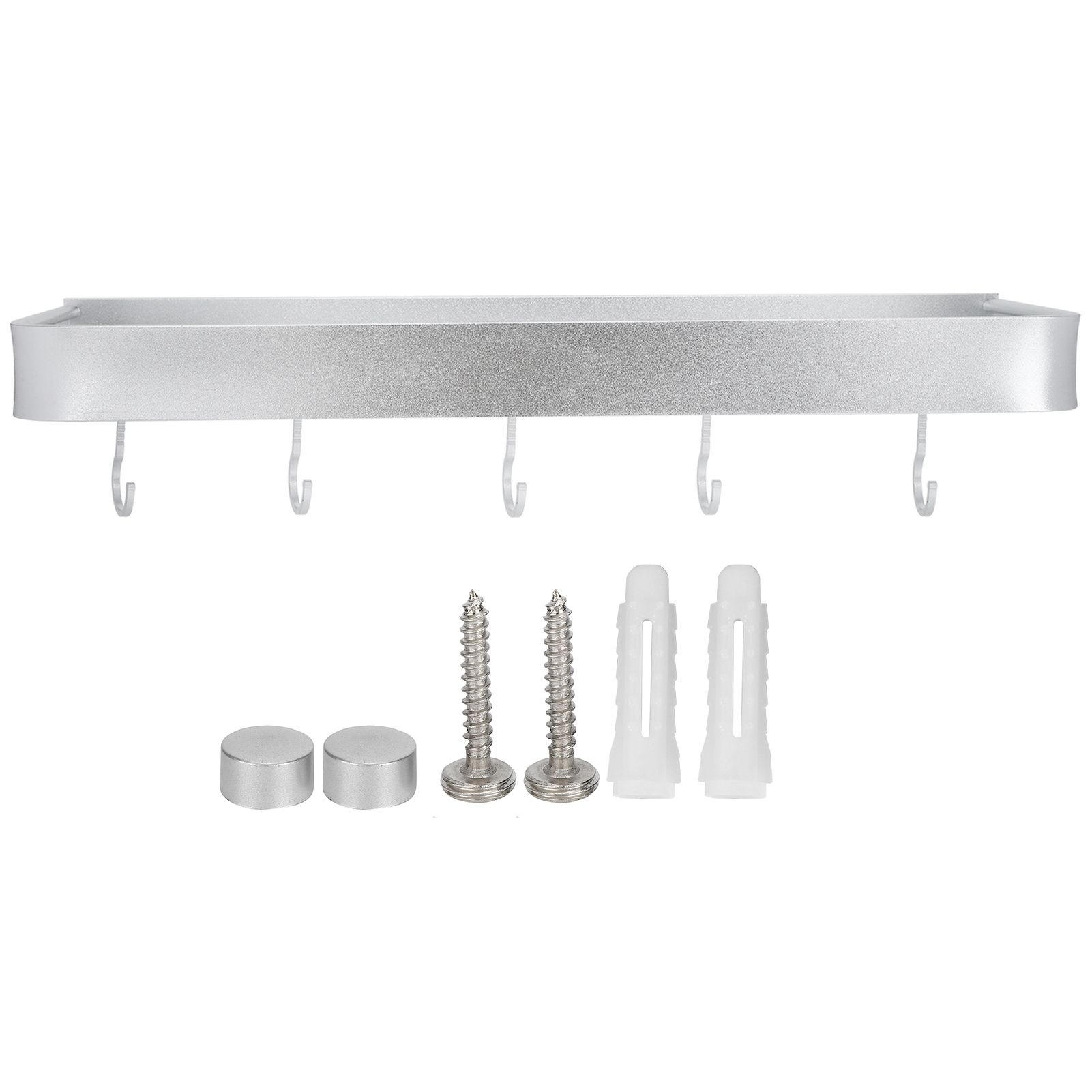 Bathroom Shelf Wall Mount Space Aluminium Shower Single Layer Shelf Shampoo view 2