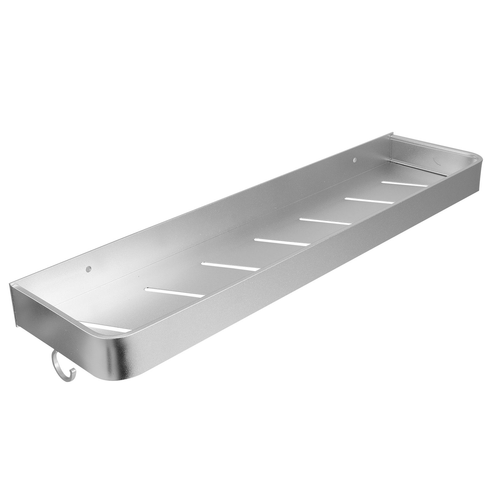 Bathroom Shelf Wall Mount Space Aluminium Shower Single Layer Shelf Shampoo view 4