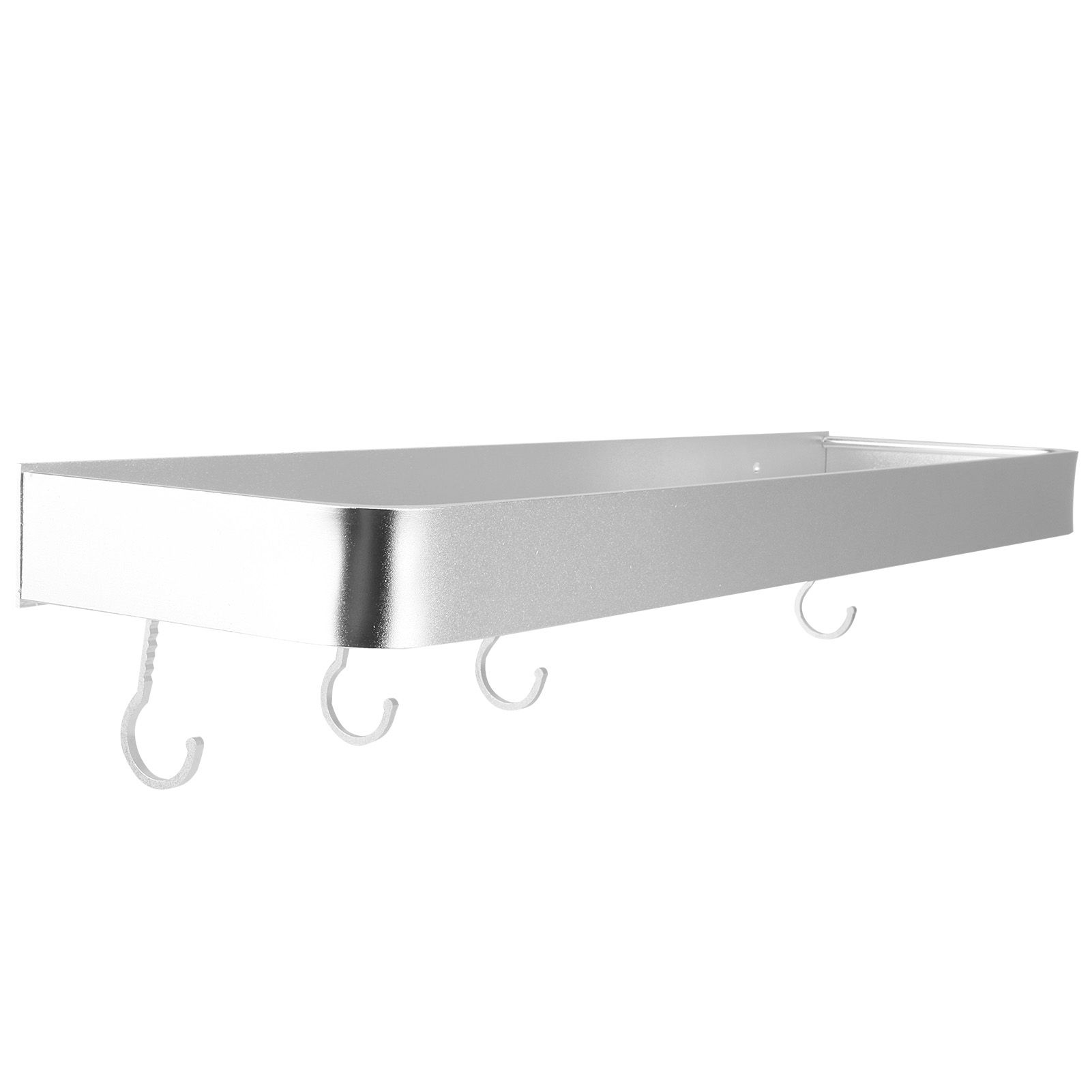 Bathroom Shelf Wall Mount Space Aluminium Shower Single Layer Shelf Shampoo view 6