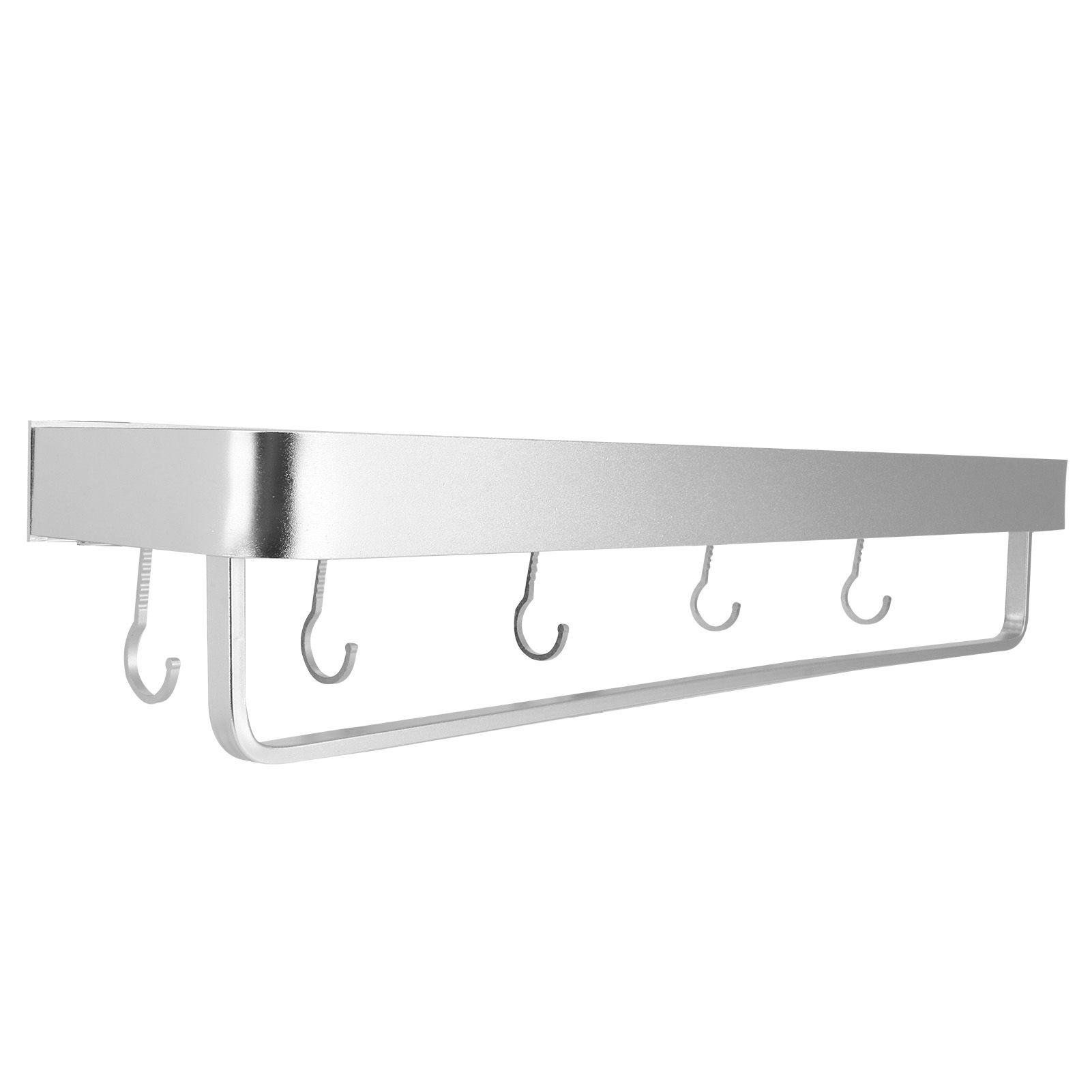 Bathroom Shelf Wall Mount Space Aluminium Shower Single Layer Shelf Shampoo view 7