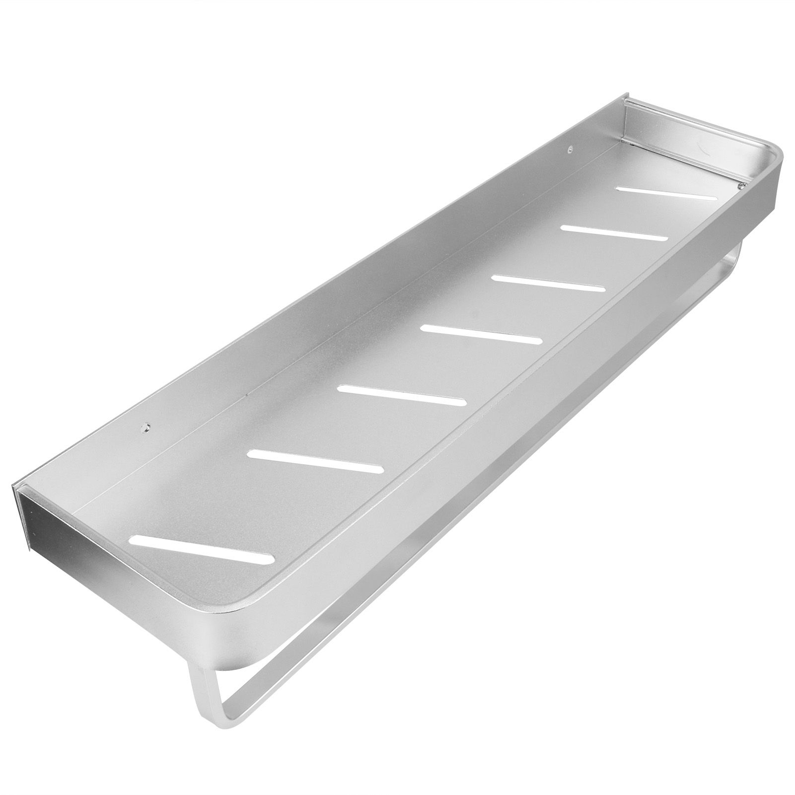 Bathroom Shelf Wall Mount Space Aluminium Shower Single Layer Shelf Shampoo view 8