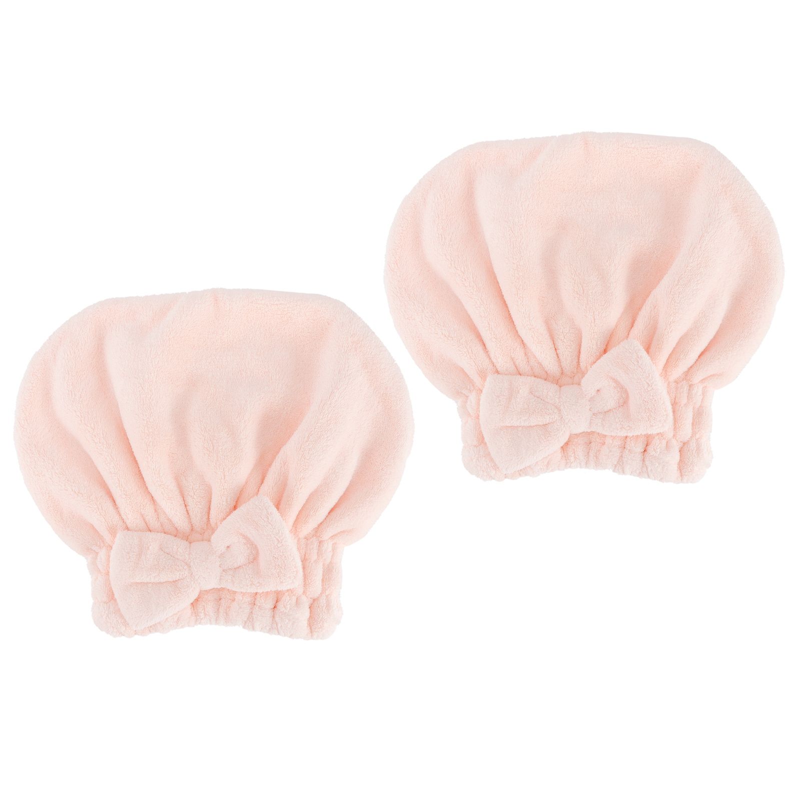 2PCS Coral Fleece Hair Drying Towels Absorbent Rapid Drying Thickening Hair view 7