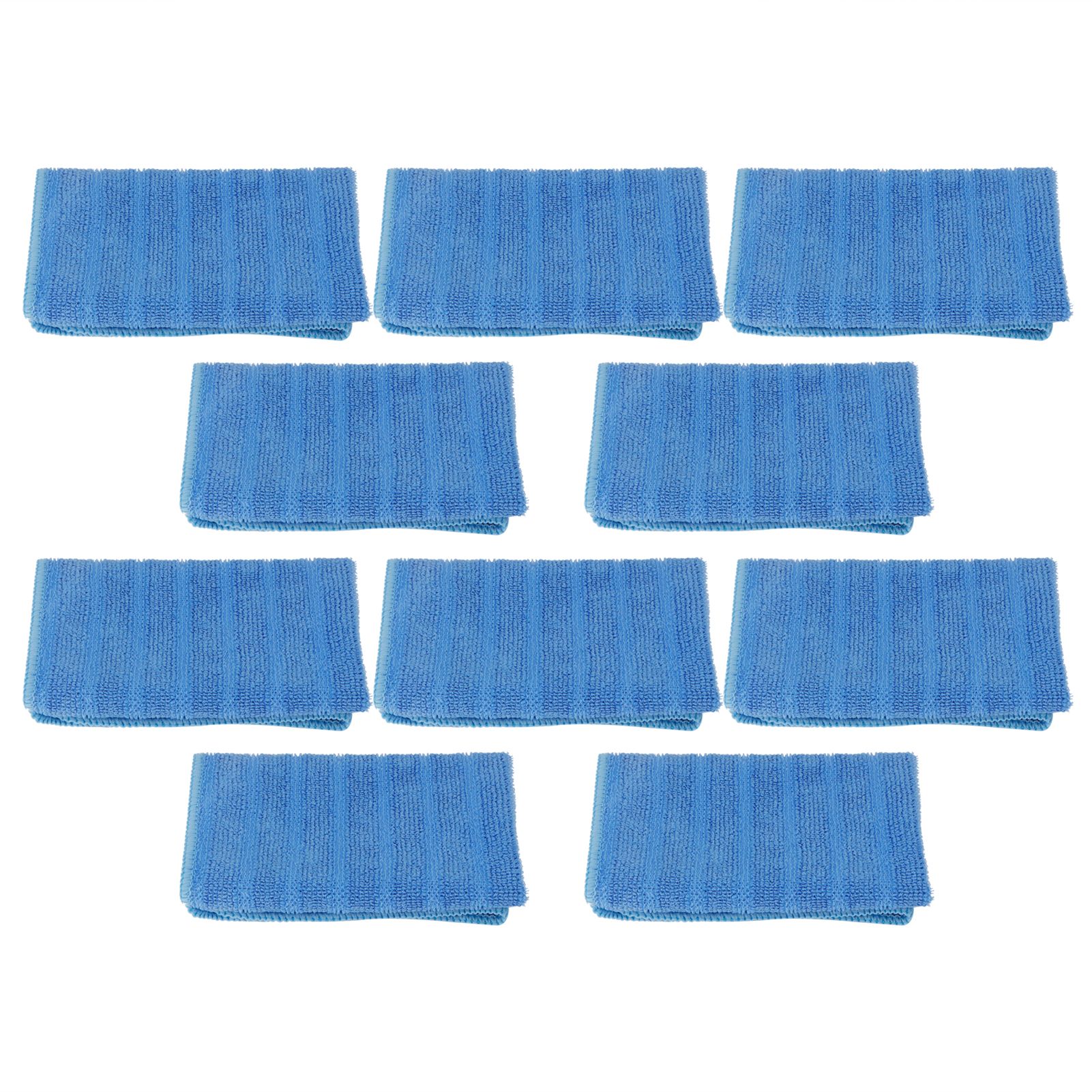 10Pcs Blue Clean Towel Square Soft Microfiber Towel Home Kitchen Cleaning Supplies view 6