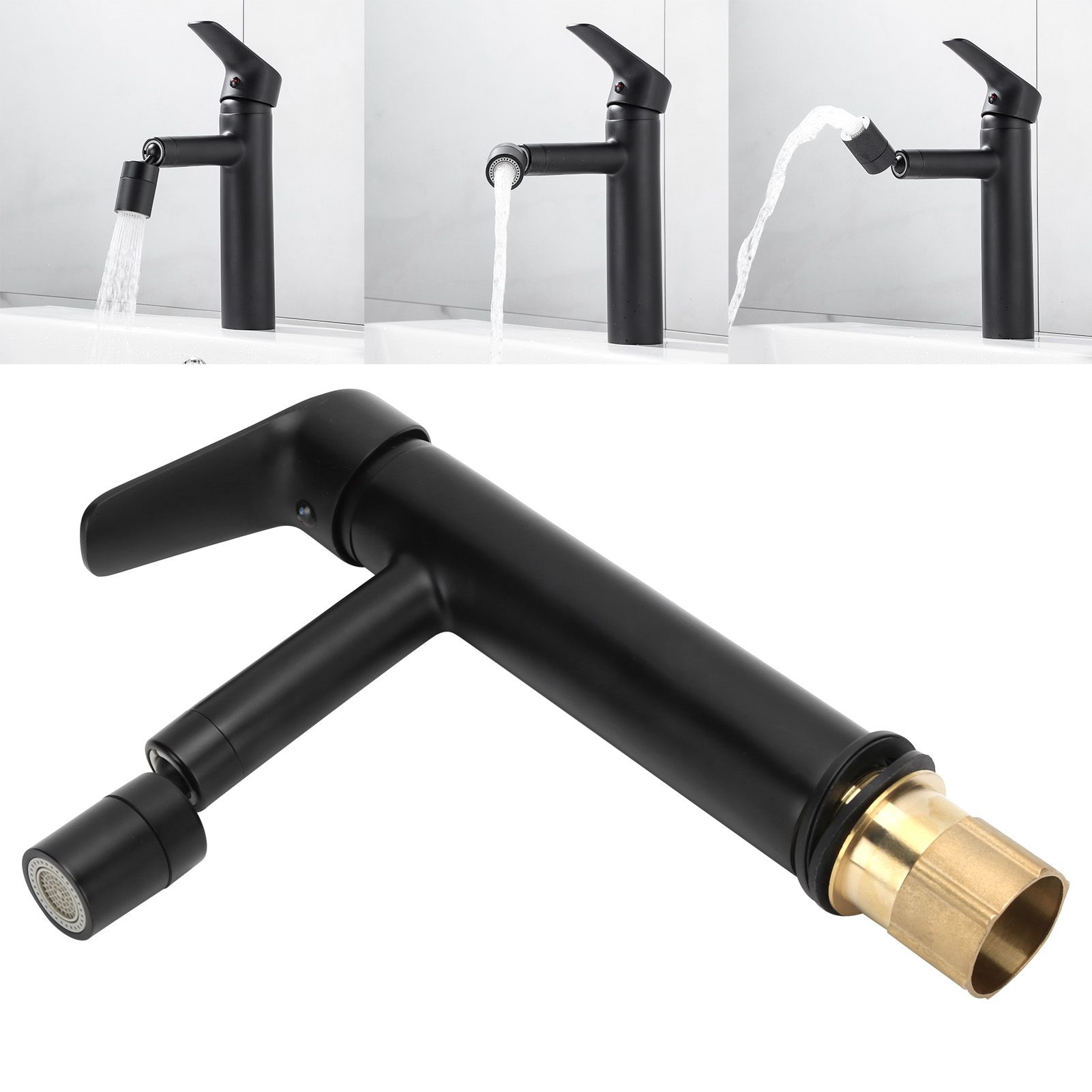 Bathroom Faucet Basin Bathroom Mixer Tap Rotational Bathroom Basin Sink Tap view 9